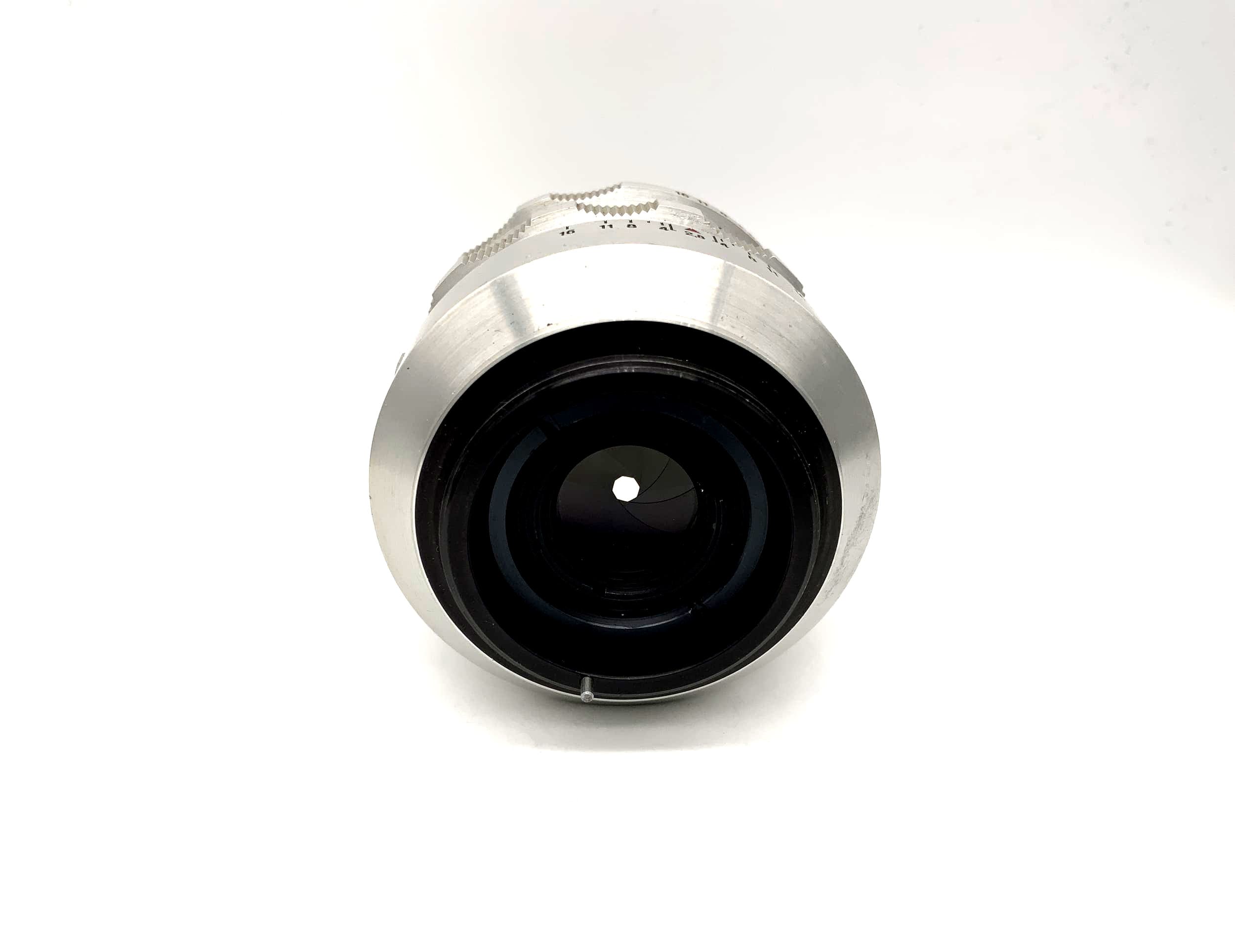 Carl Zeiss 50mm 1:2.8 Objektiv Tessar Kamera Lens (M42) Blende!