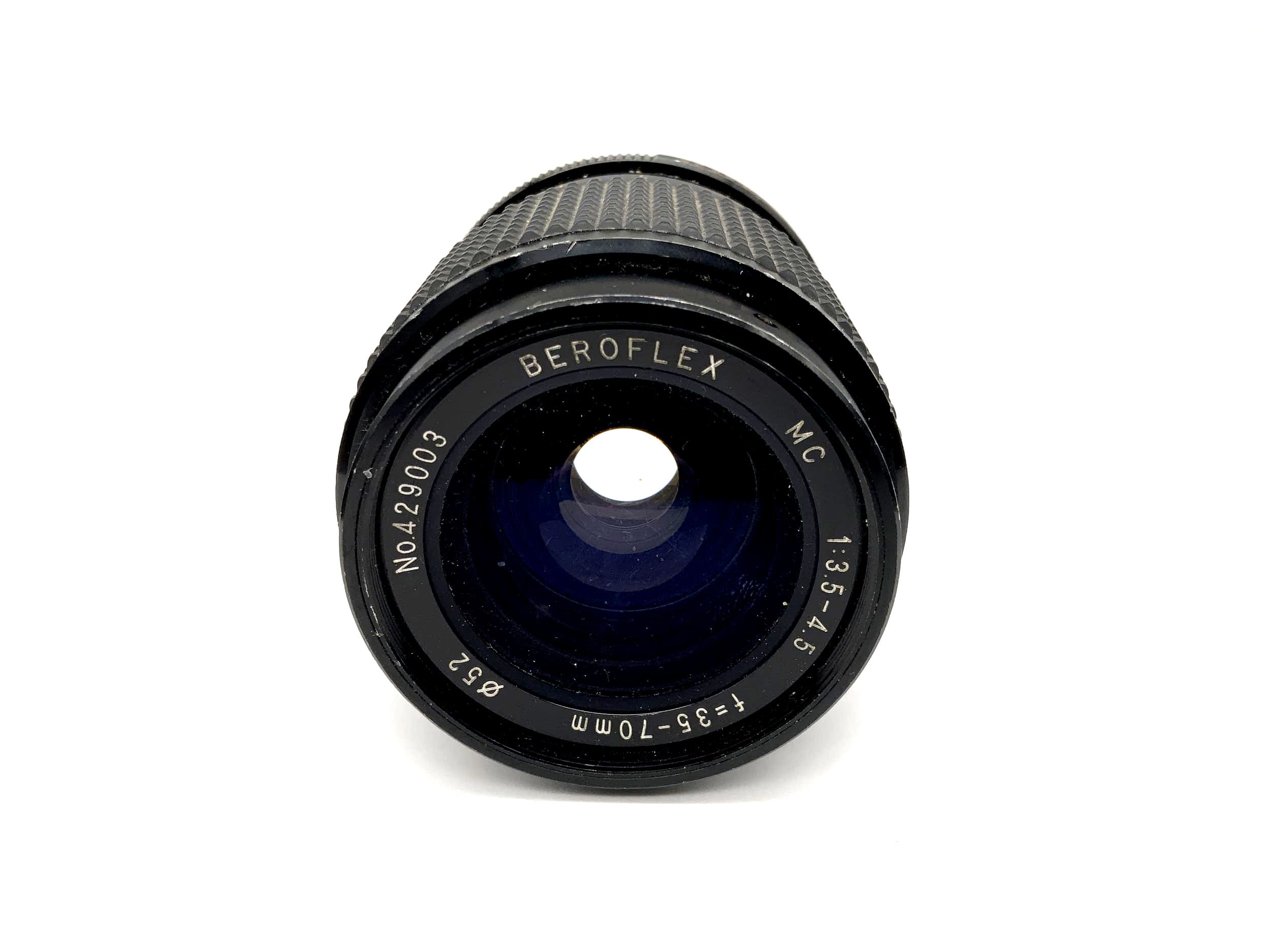 Beroflex 35-70mm 1:3.5-4.5 Objektiv MC Kamera Lens (M42) Blende!
