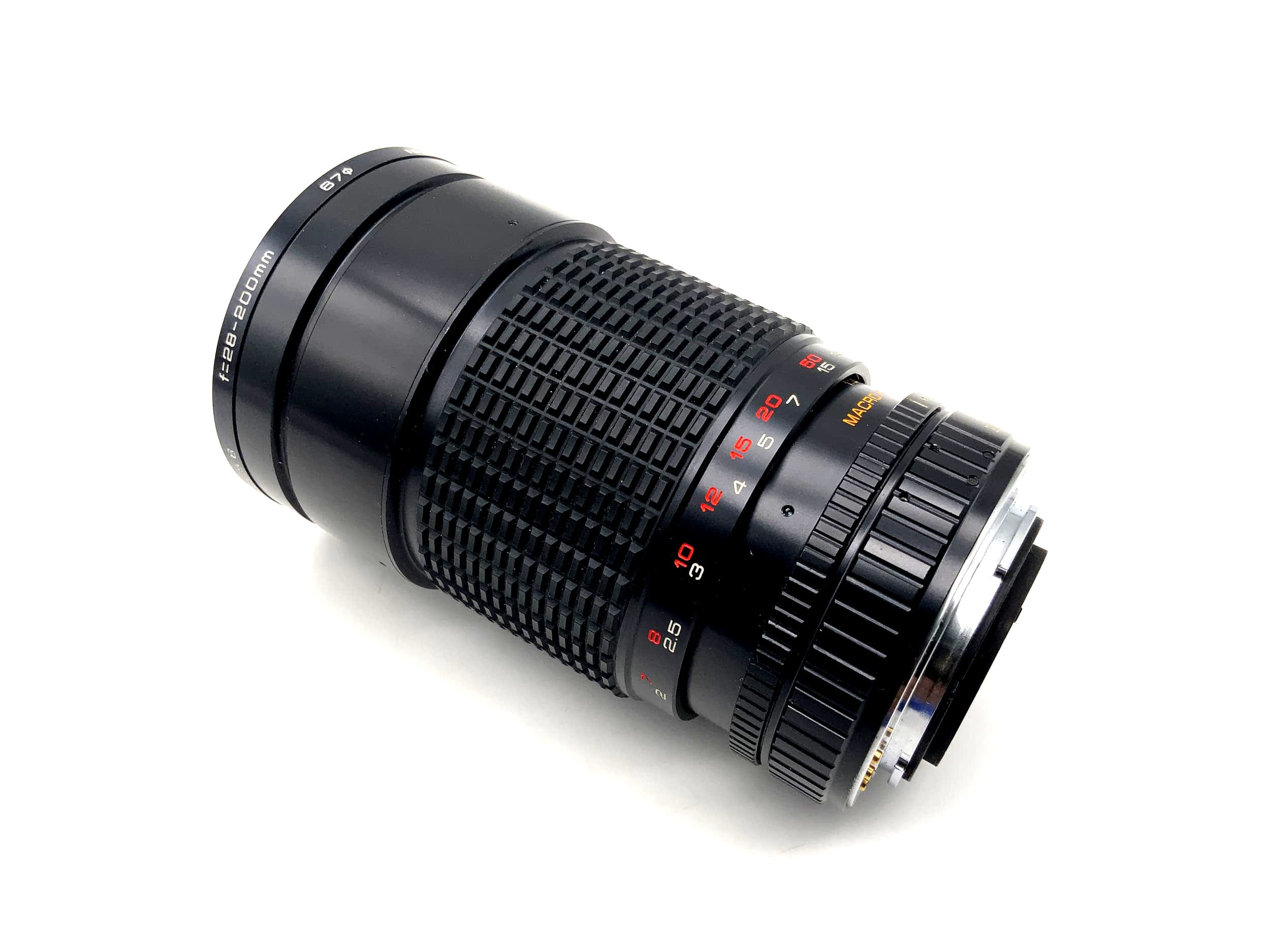 Praktica 28-200mm 1:4.0-5.6 Objektiv Prakticar MC Auto (Praktica B) Blende!