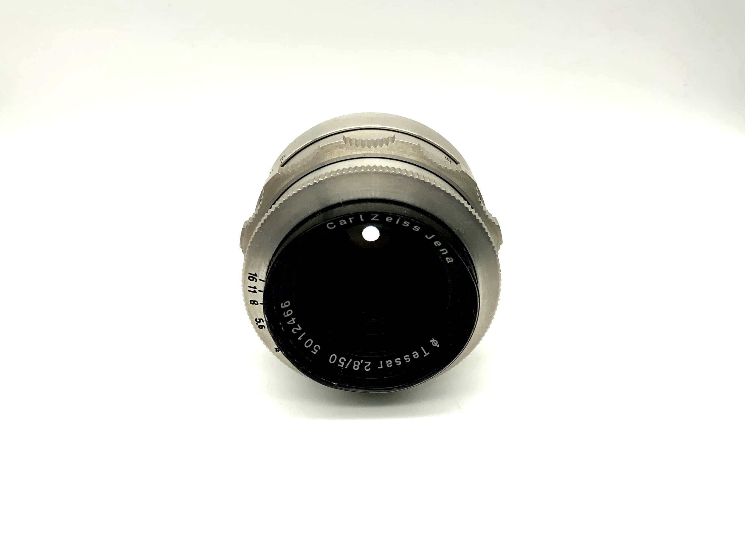 Carl Zeiss 50mm 1:2.8 Objektiv Q1 Tessar 12 Blades Kamera Lens (Altix)