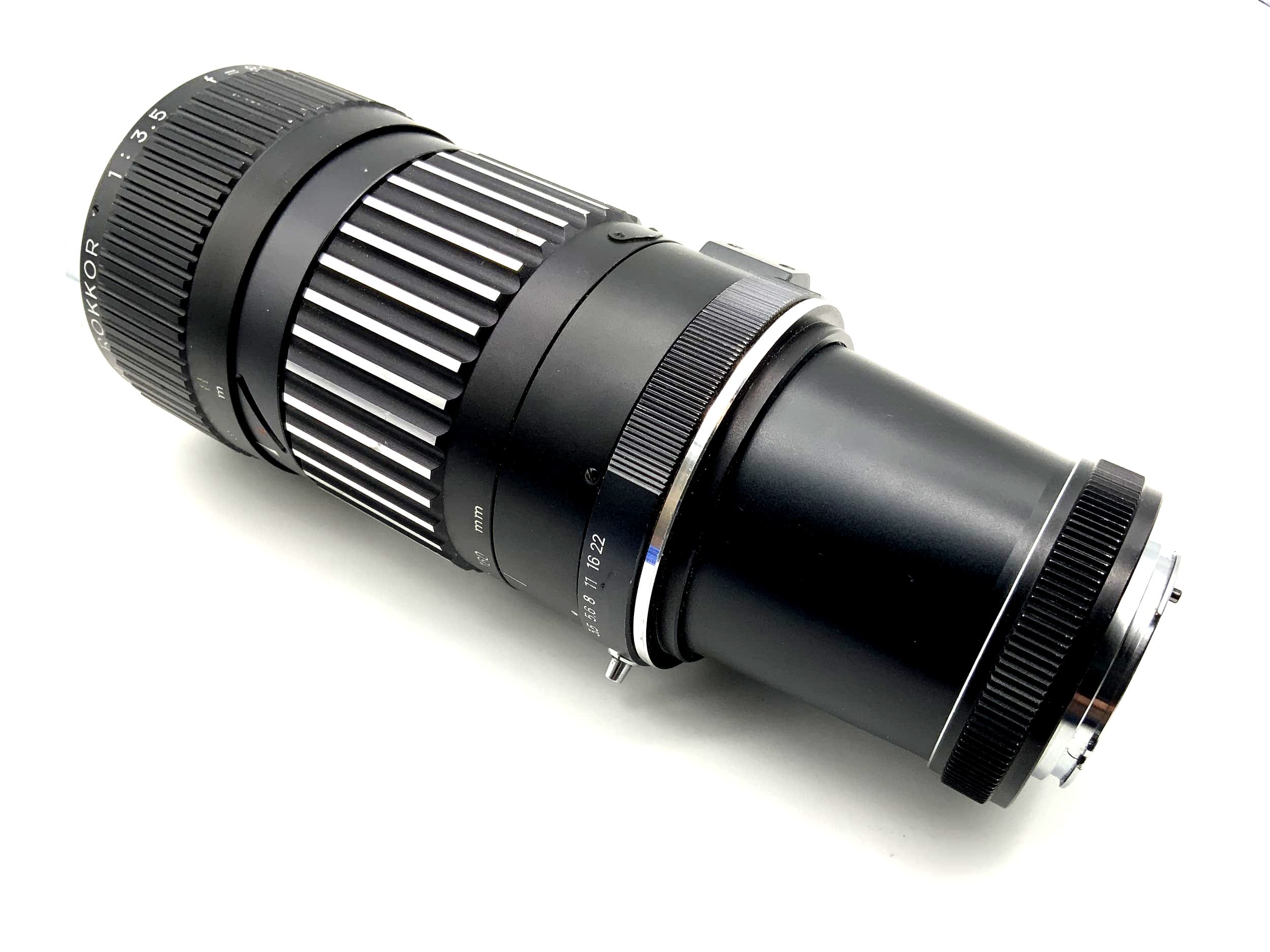 Minolta 80-160mm 1:3.5 Objektiv Auto Zoom Rokkor Kamera Lens (Minolta MD) Pilz!