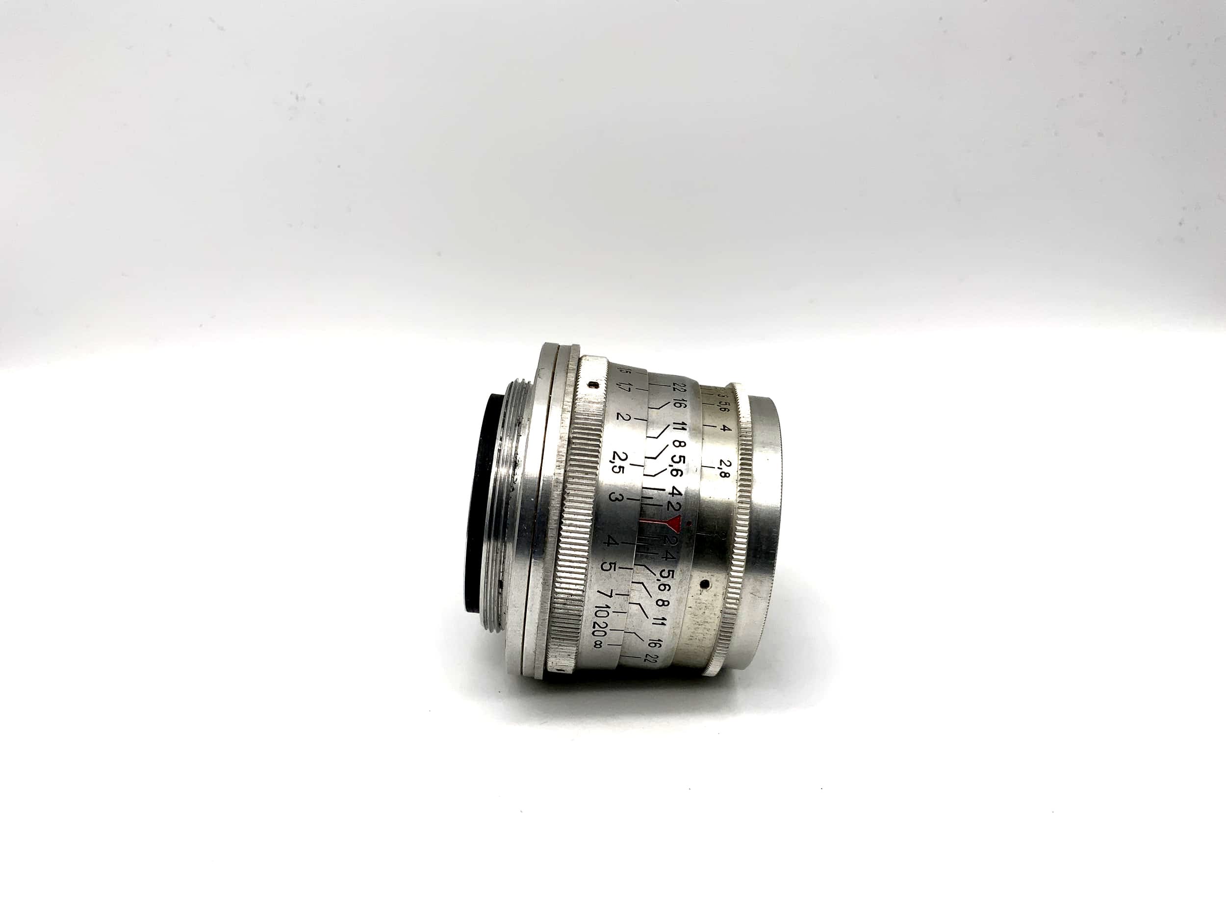 KMZ 50mm 1:2 Objektiv L39 für Leica 5cm red P Jupiter 8 Kamera Lens (M39) Pilz!