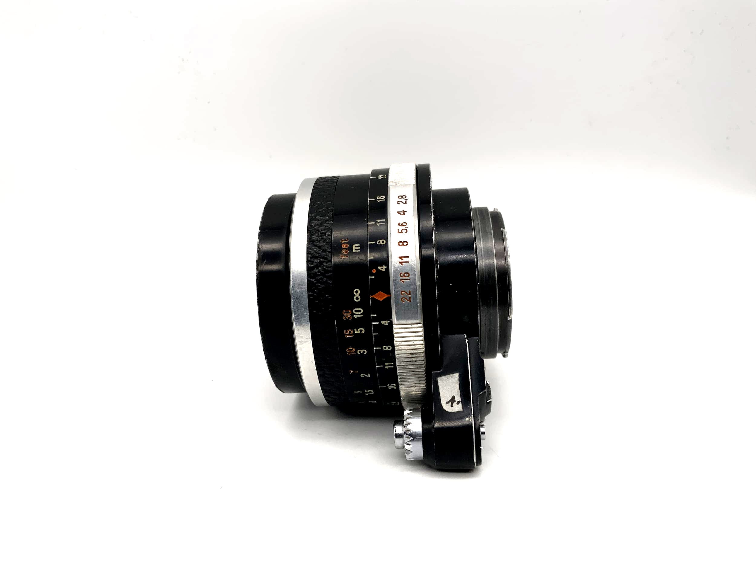 Carl Zeiss 35mm 1:2.8 Objektiv Flektogon Q1 Kamera Lens (Exa) Blende!