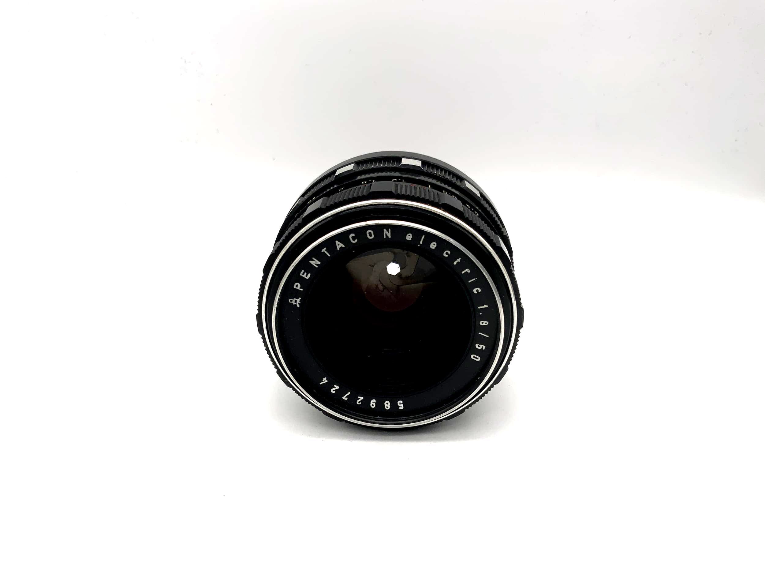 Pentacon 50mm 1:1.8 Objektiv electric Kamera Lens (M42) Blende!