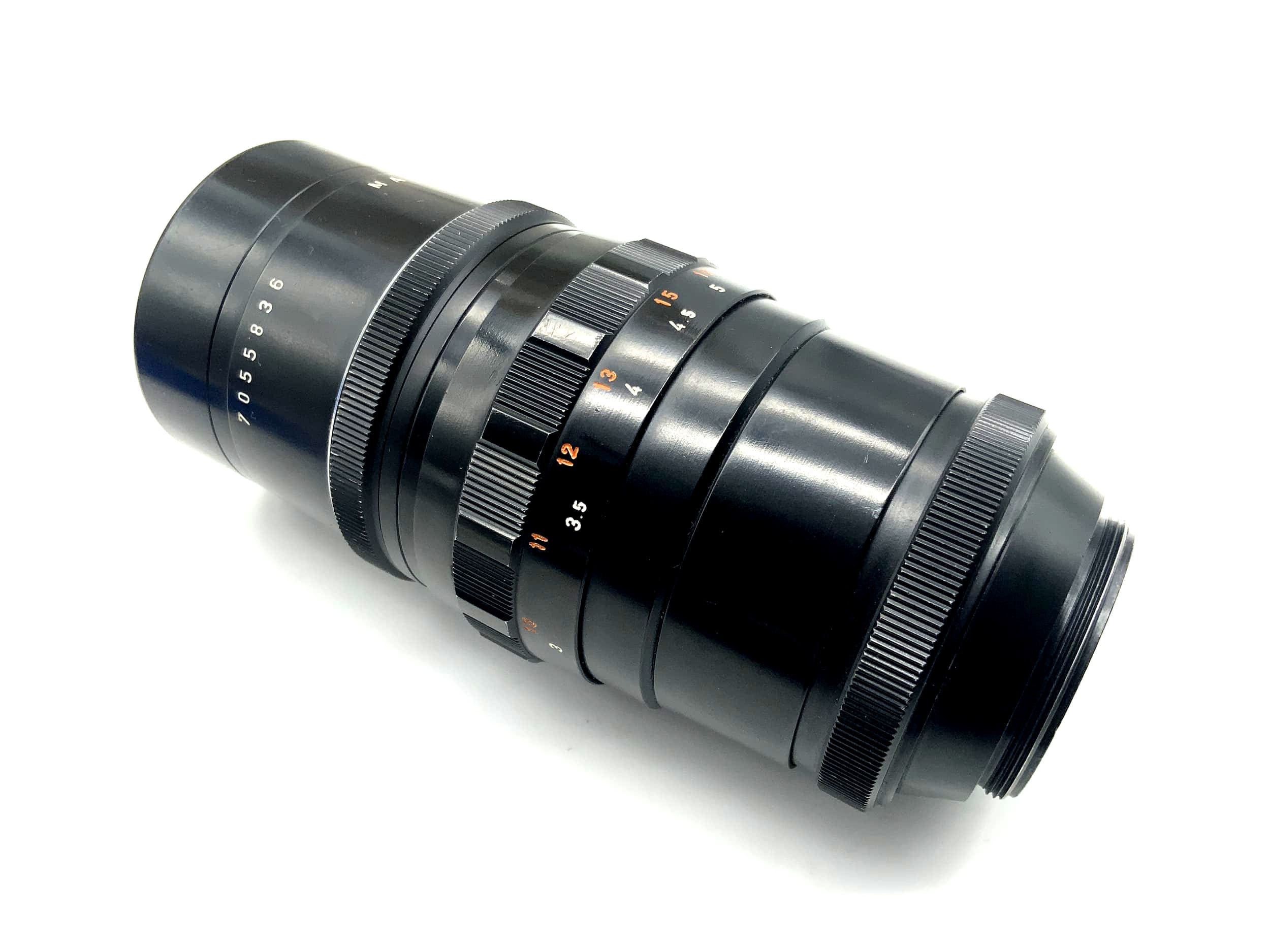 Pentacon 200mm 1:4 Objektiv Kamera Lens (M42) Blende!