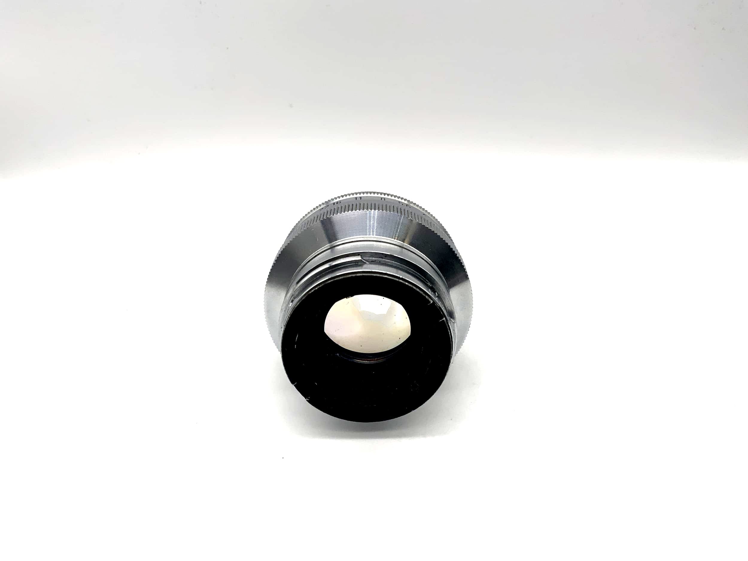 Carl Zeiss 50mm 1:2 Objektiv Sonnar Alu Kamera Lens (Contax RF) Nebel!