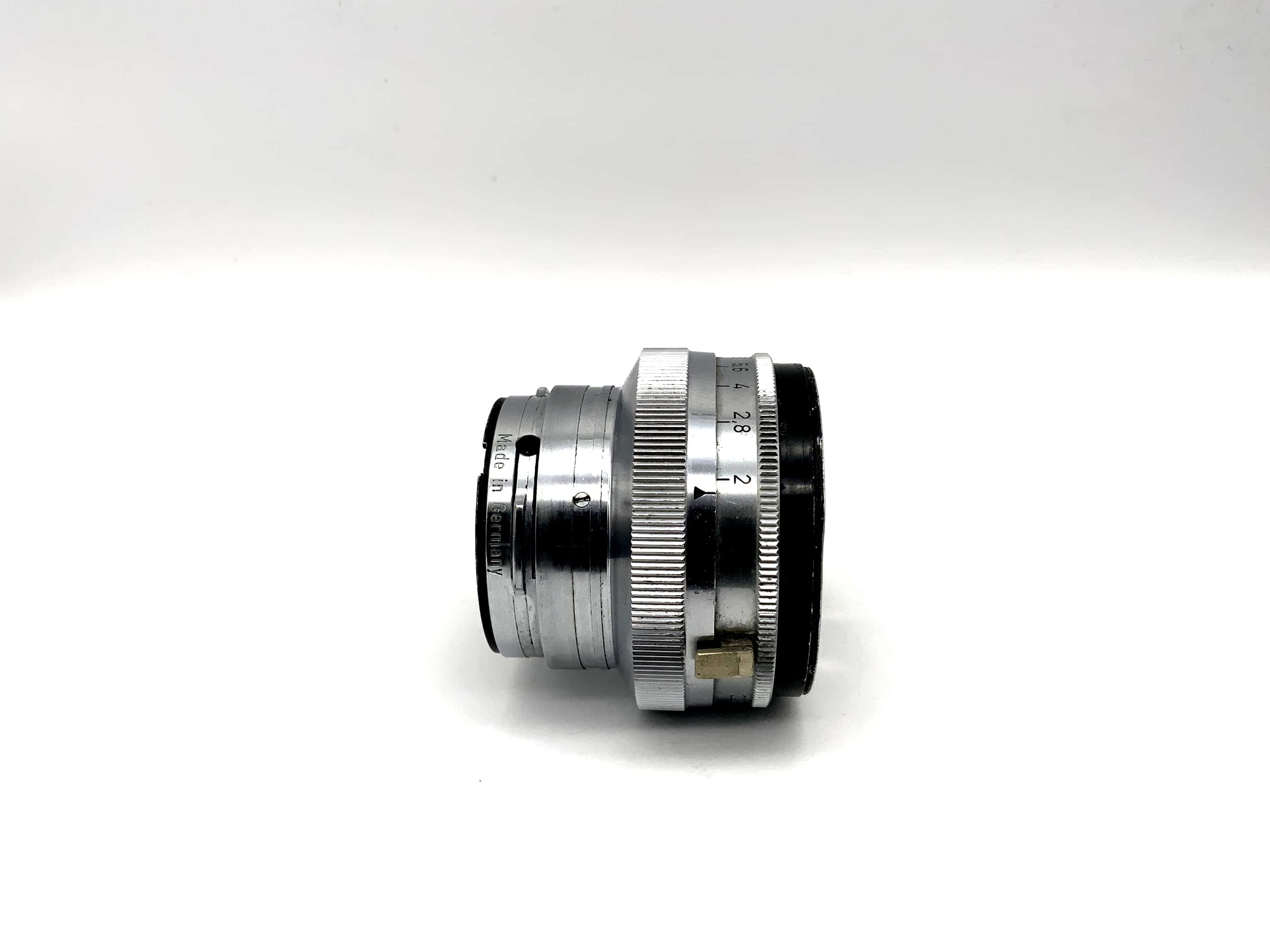 Carl Zeiss 50mm 1:2 Objektiv Sonnar Alu Kamera Lens (Contax RF) Nebel!