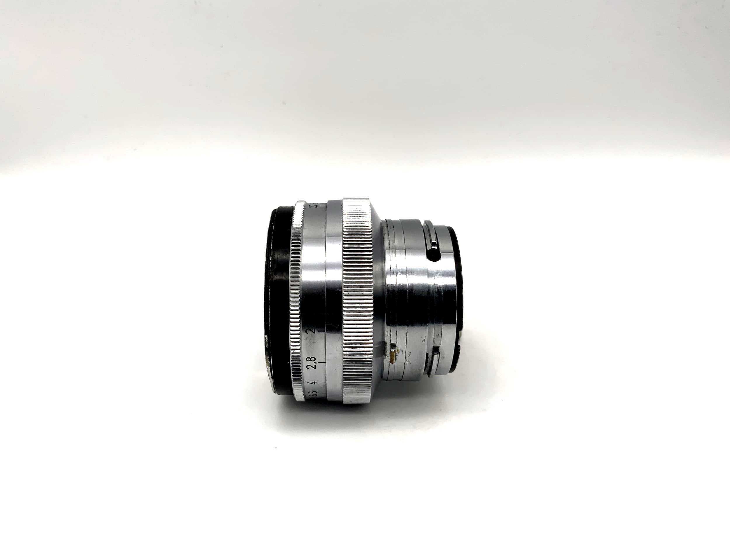 Carl Zeiss 50mm 1:2 Objektiv Sonnar Alu Kamera Lens (Contax RF) Nebel!