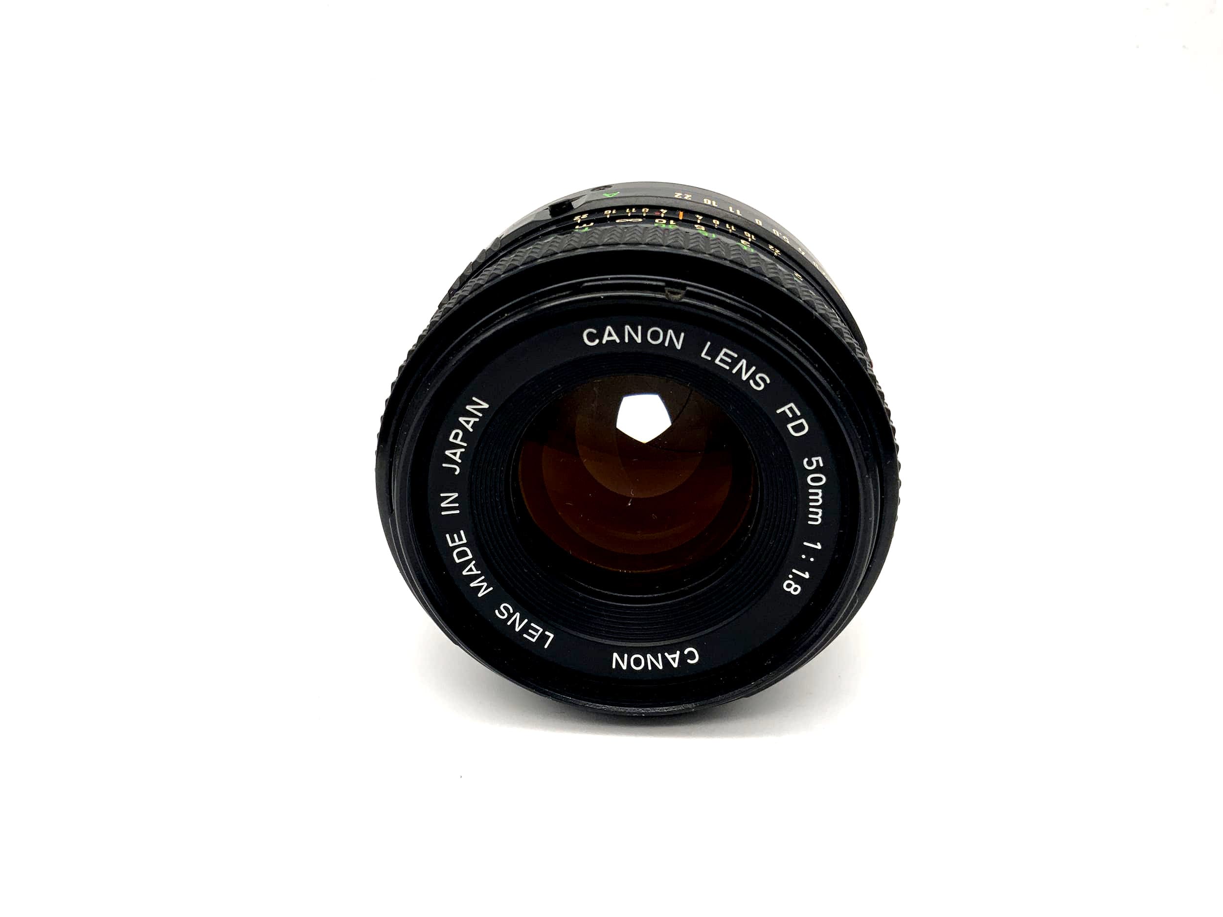 Canon 50mm 1:1.8 Objektiv Lens FD Kamera Lens (Canon FD) Nebel!