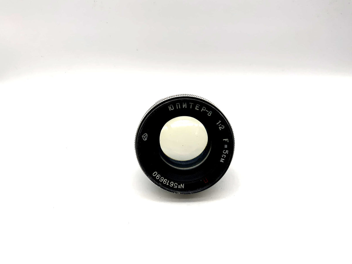 KMZ 50mm 1:2 Objektiv Jupiter-8 red P 5cm Kamera Lens (Contax RF)