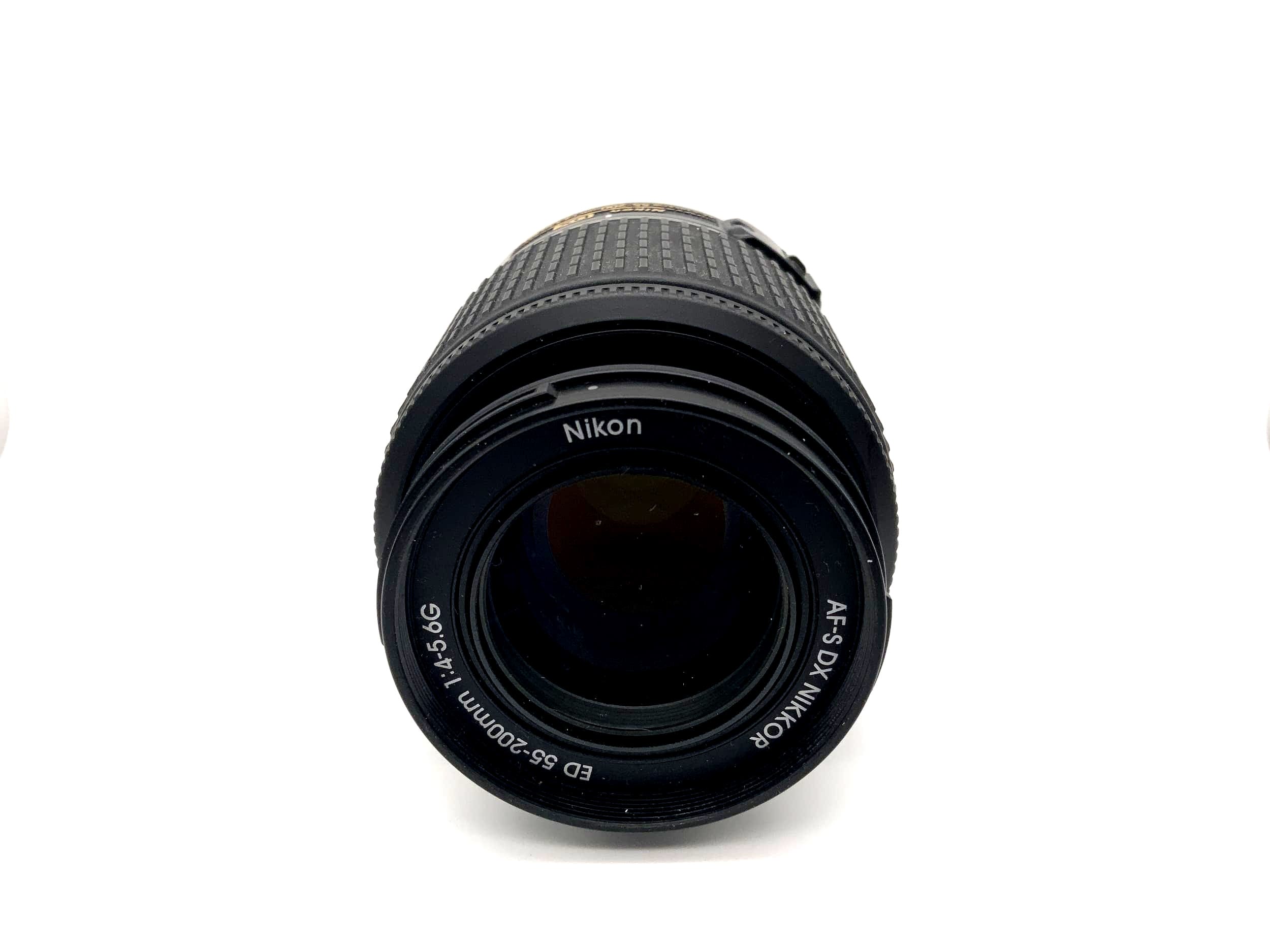 Nikon 55-200mm 1:4-5.6G Objektiv DX Nikkor Kamera Lens Teleobjektiv (Nikon AF-S)