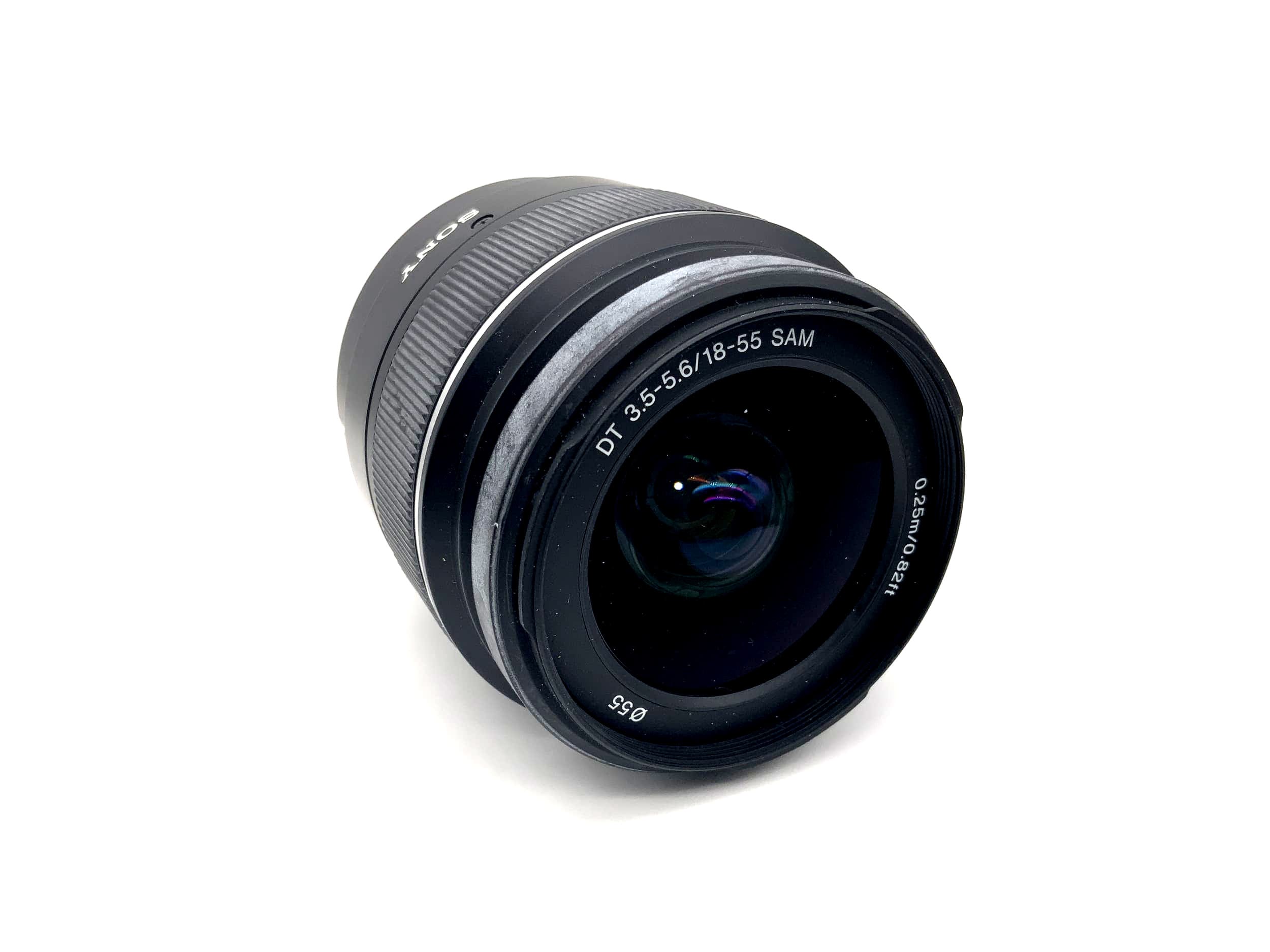 Sony 18-55mm 1:3.5-5.6 Objektiv DT SAM 0.25m/0.82ft N50 (Minolta AF/Sony A)