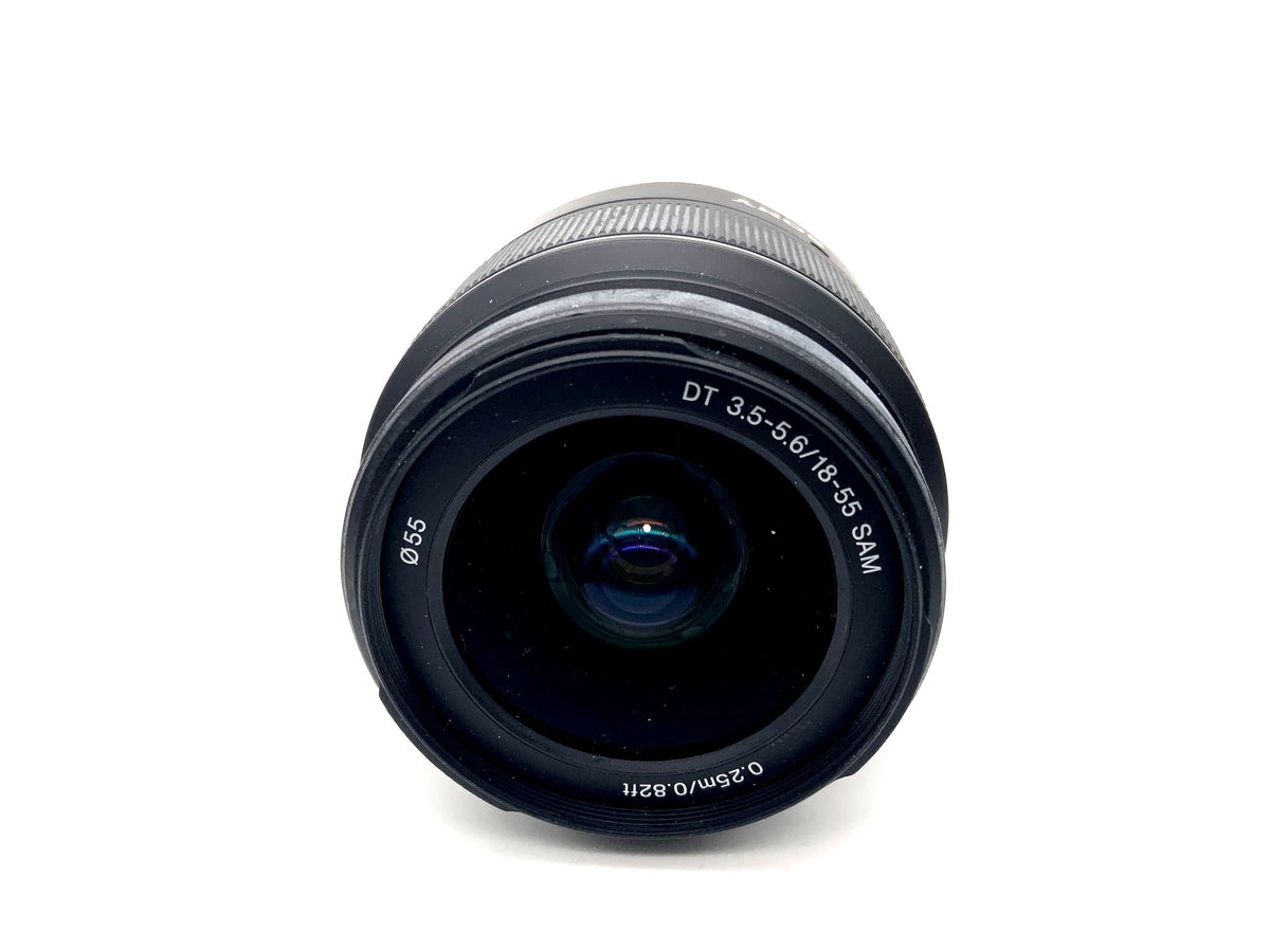 Sony 18-55mm 1:3.5-5.6 Lens DT SAM 0.25m/0.82ft N50 (Minolta AF/Sony A)