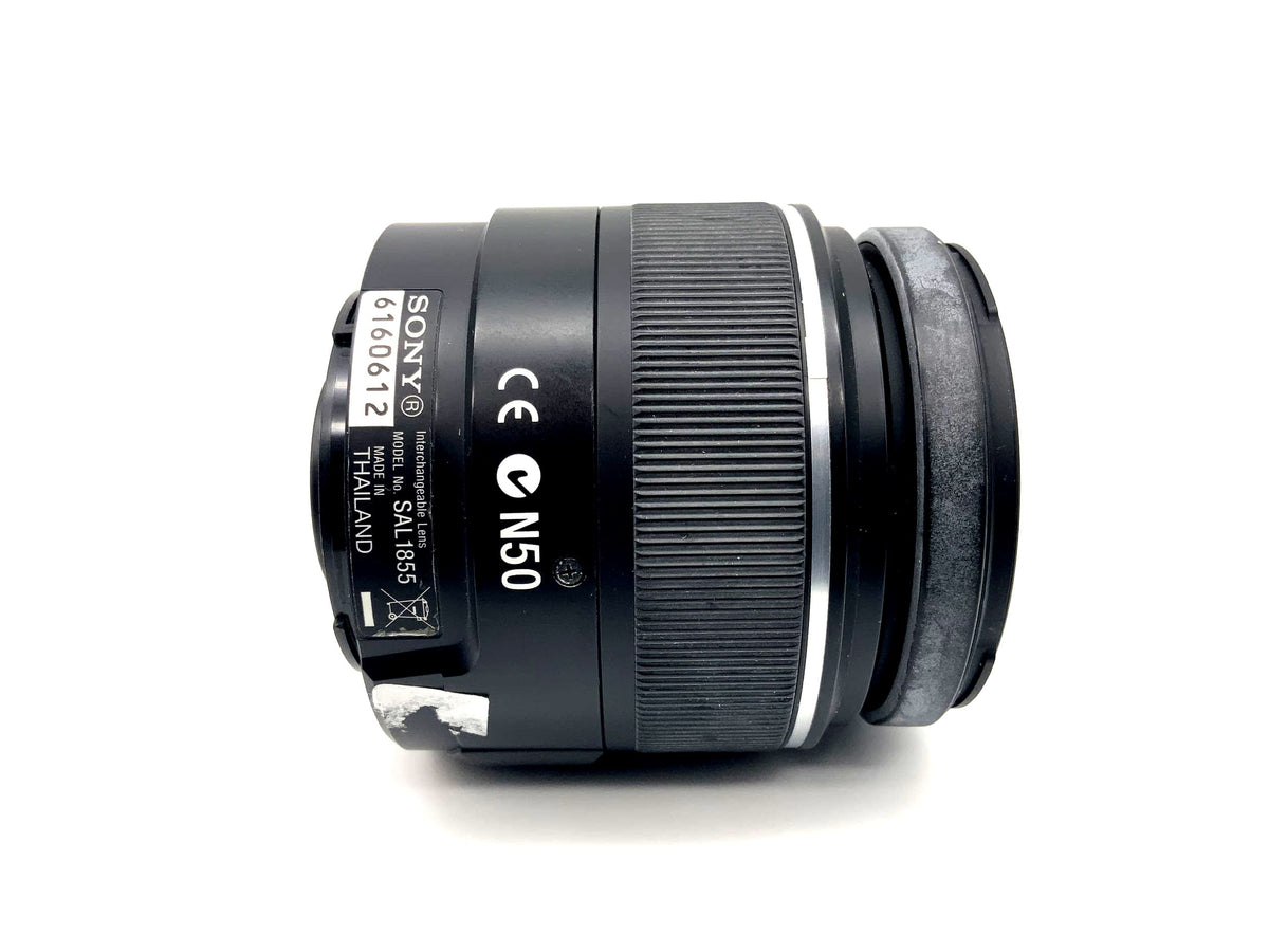 Sony 18-55mm 1:3.5-5.6 Lens DT SAM 0.25m/0.82ft N50 (Minolta AF/Sony A)