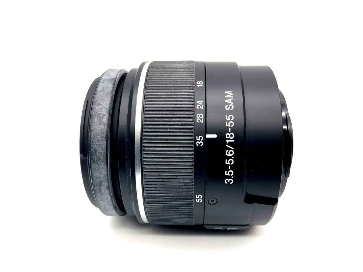Sony 18-55mm 1:3.5-5.6 Lens DT SAM 0.25m/0.82ft N50 (Minolta AF/Sony A)