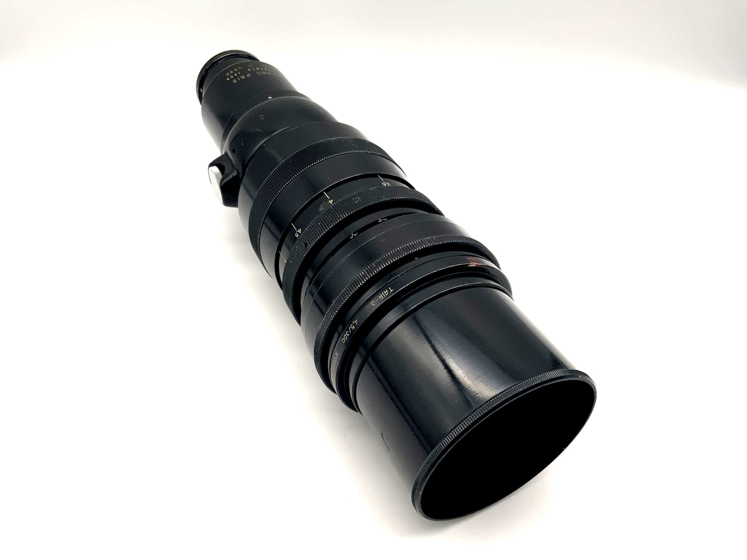 KMZ 300mm 1:4.5 Objektiv Tair-3 grand Prix Brussels für Leica Kamera Lens (M39)