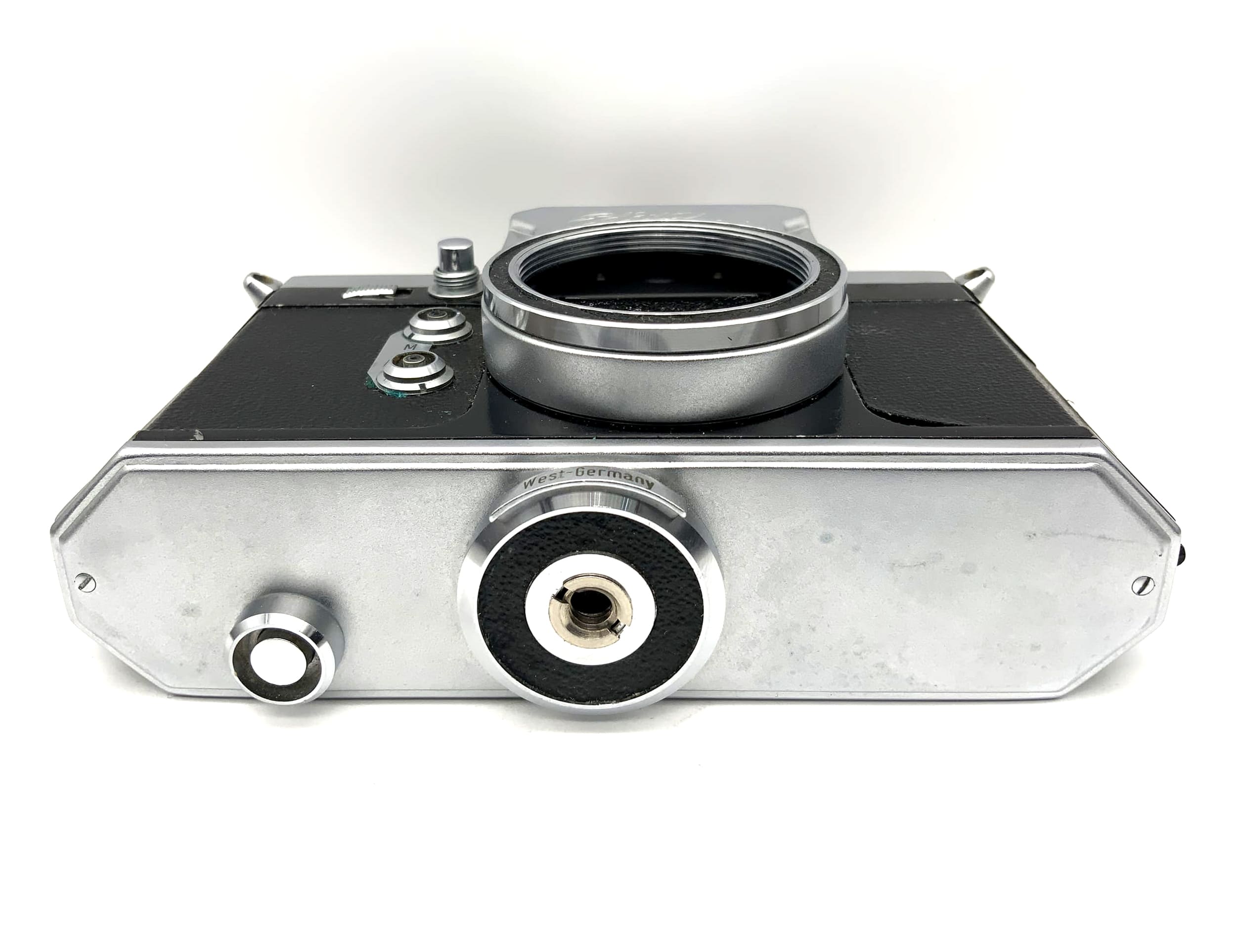 Wirgin Edixa Reflex 35mm Spiegelreflexkamera SLR Prisma Body Gehäuse (M39)