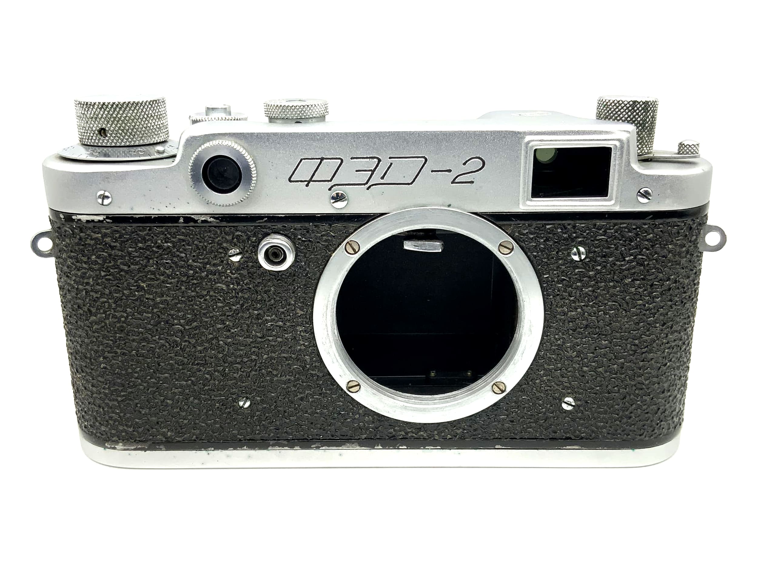 Boîtier d'appareil photo vintage URSS FED 2 35 mm avec viseur (M39)