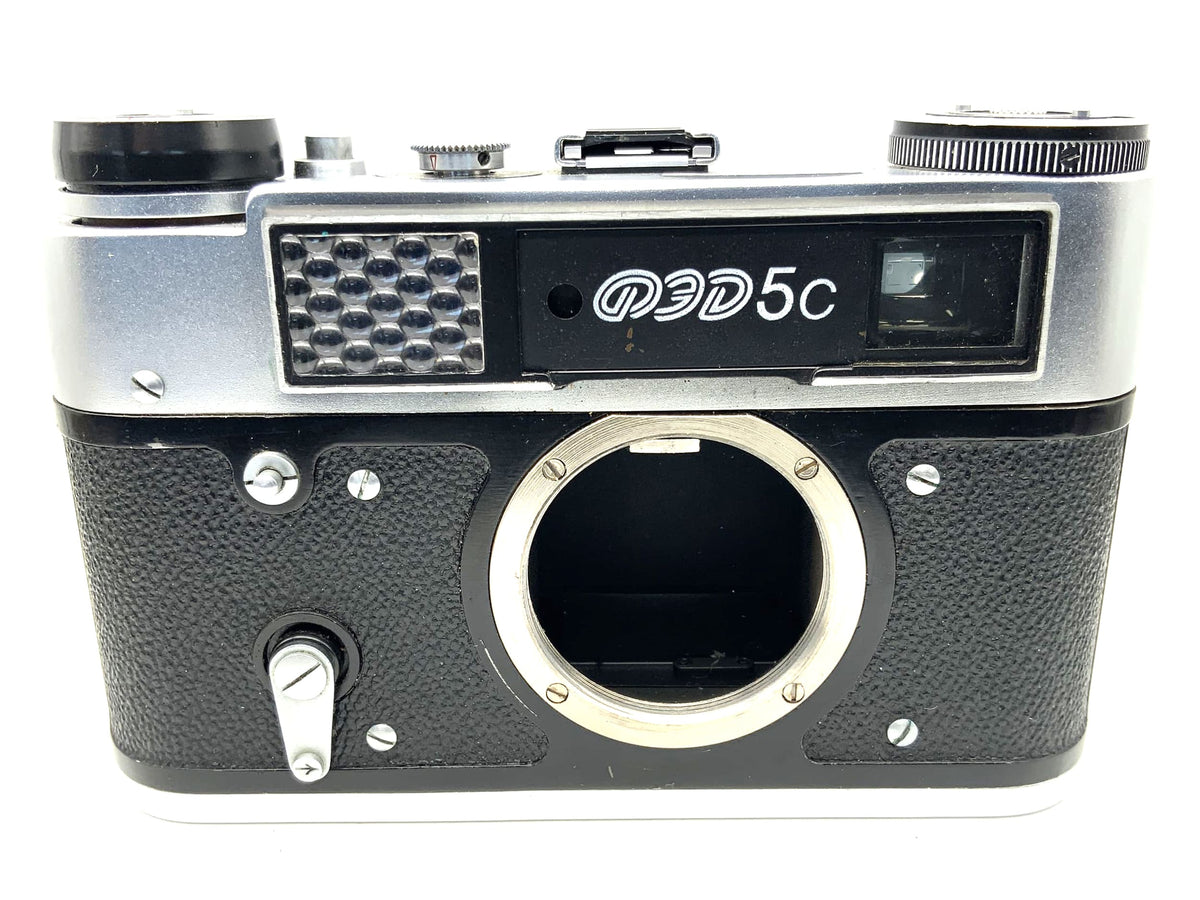 Boîtier d'appareil photo vintage soviétique FED 5C 35 mm avec viseur (M39)