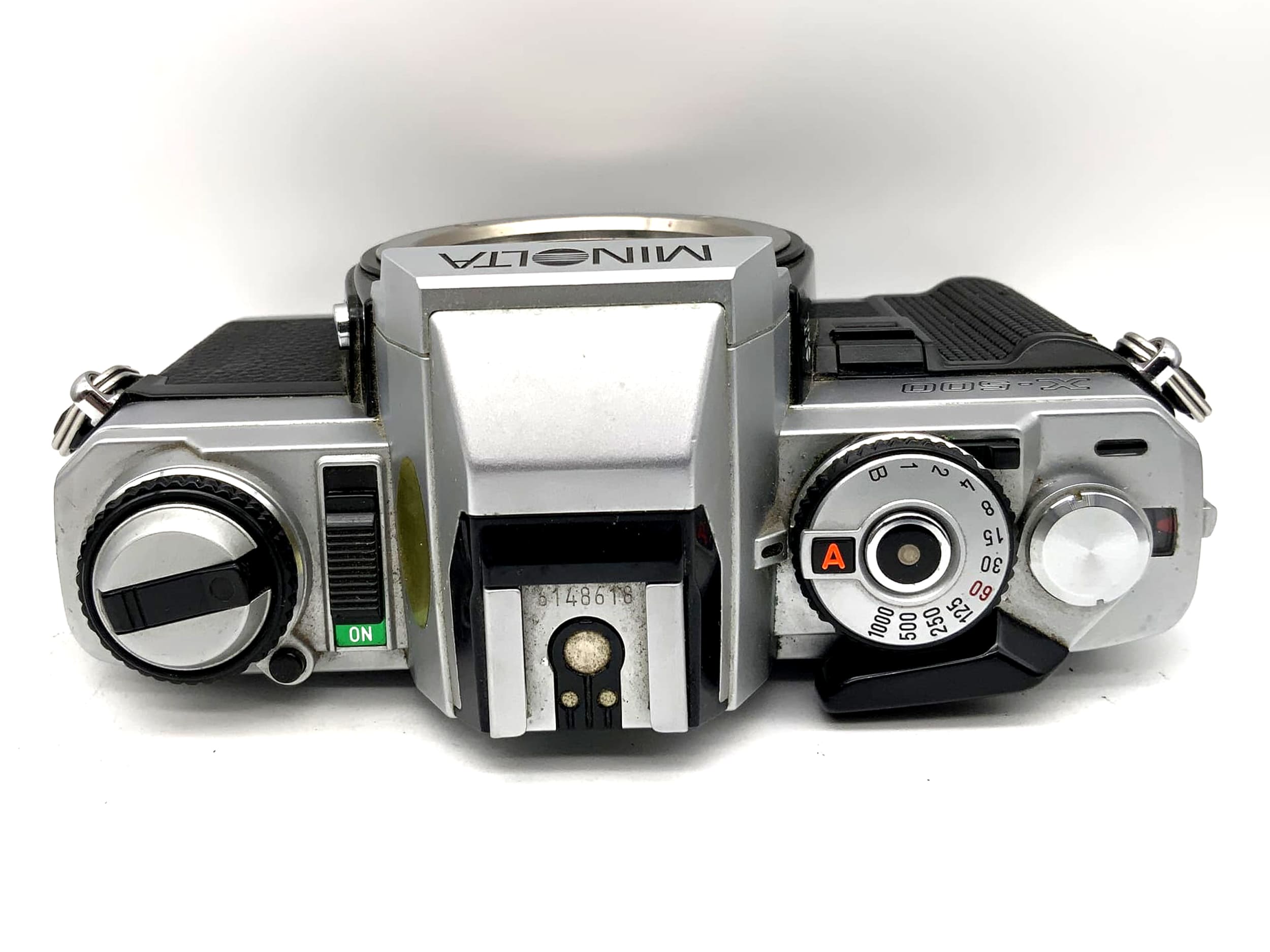 Minolta X-500 35mm Spiegelreflexkamera SLR Kamera Body Gehäuse (Minolta MD)