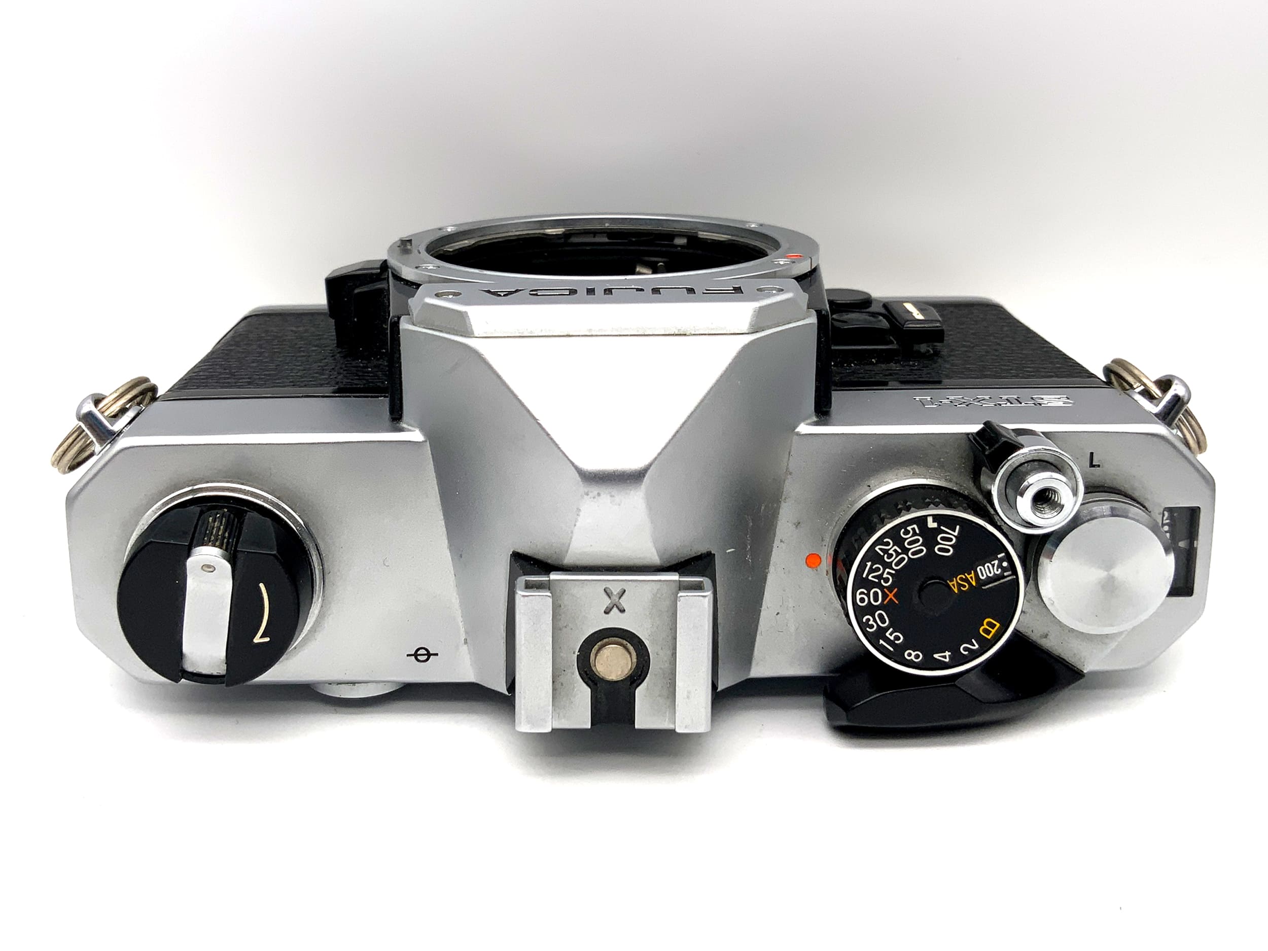 Fujica STX-1 35mm Spiegelreflexkamera SLR Body Gehäuse (Fujica X) !Beli defekt!