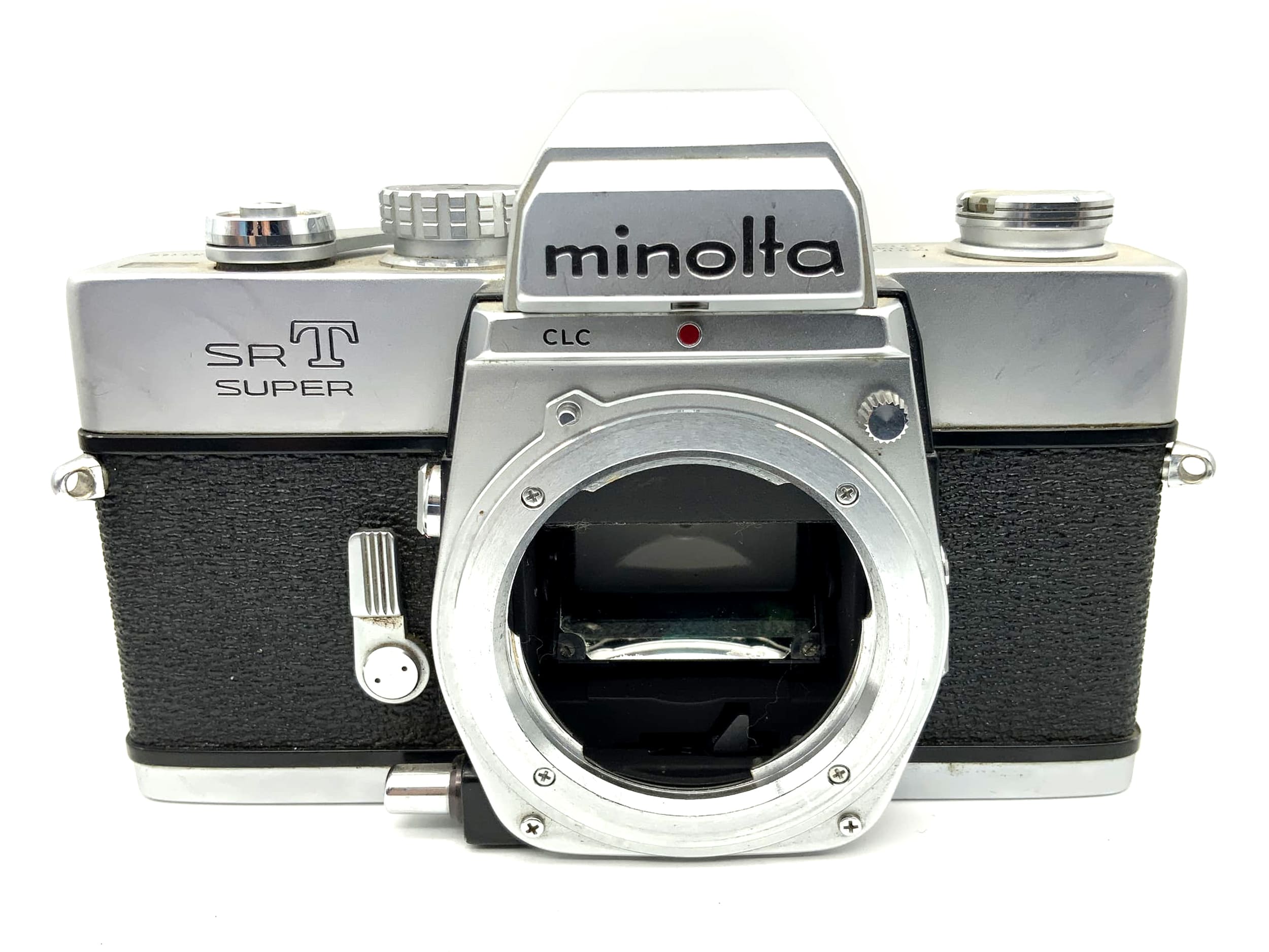 Minolta SR T Super 35mm Spiegelreflexkamera SLR Body Gehäuse !Beli defekt!