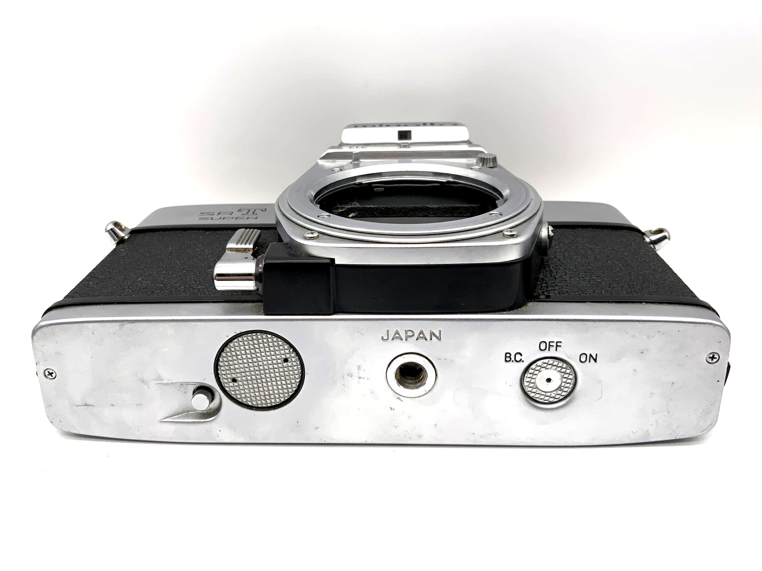 Minolta SR T Super 35mm Spiegelreflexkamera SLR Body Gehäuse !Beli defekt!