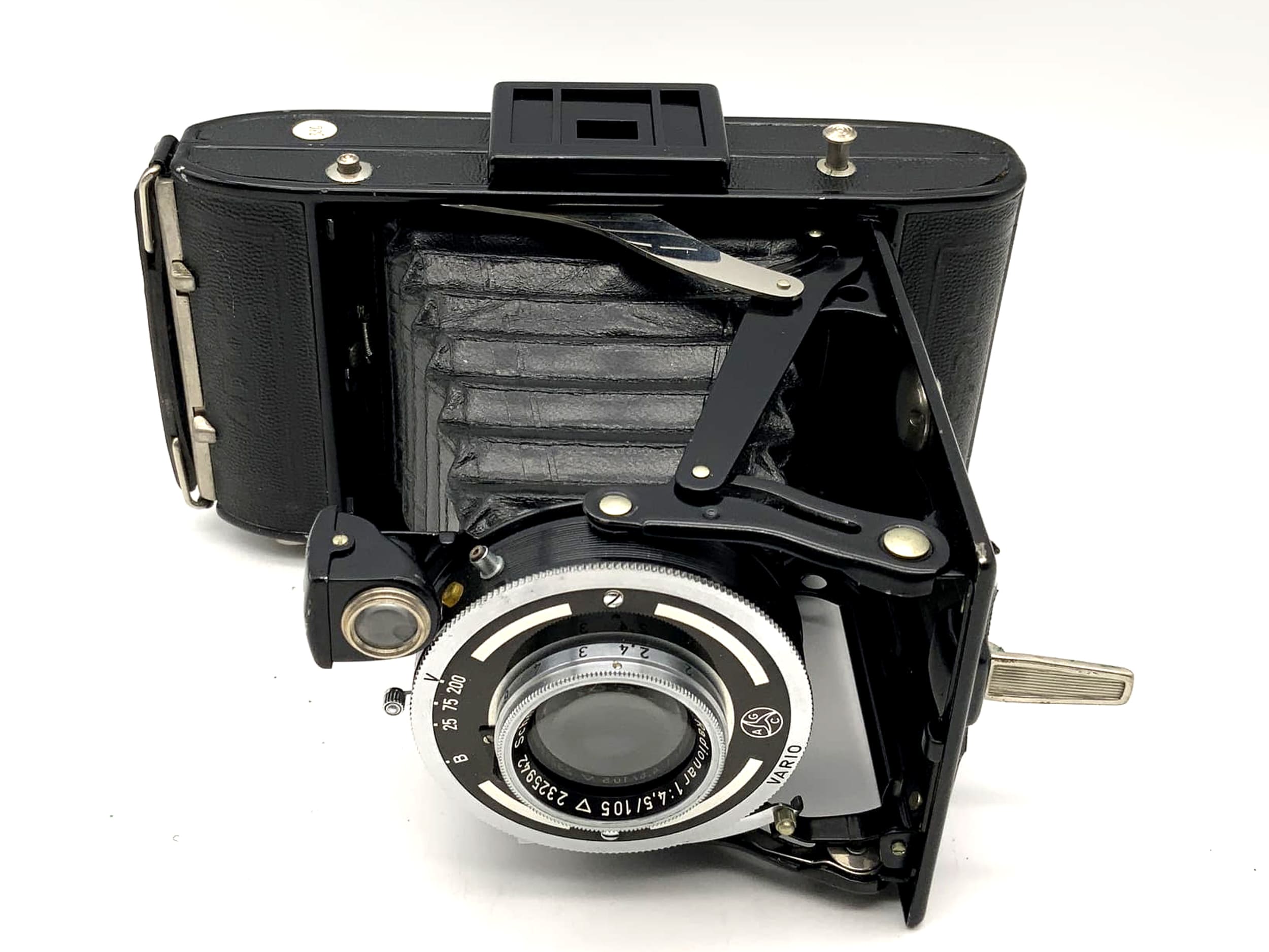 Adox Sport Klappkamera mit Radionar 1:4.5 105mm Vario Schneider Kreuznach