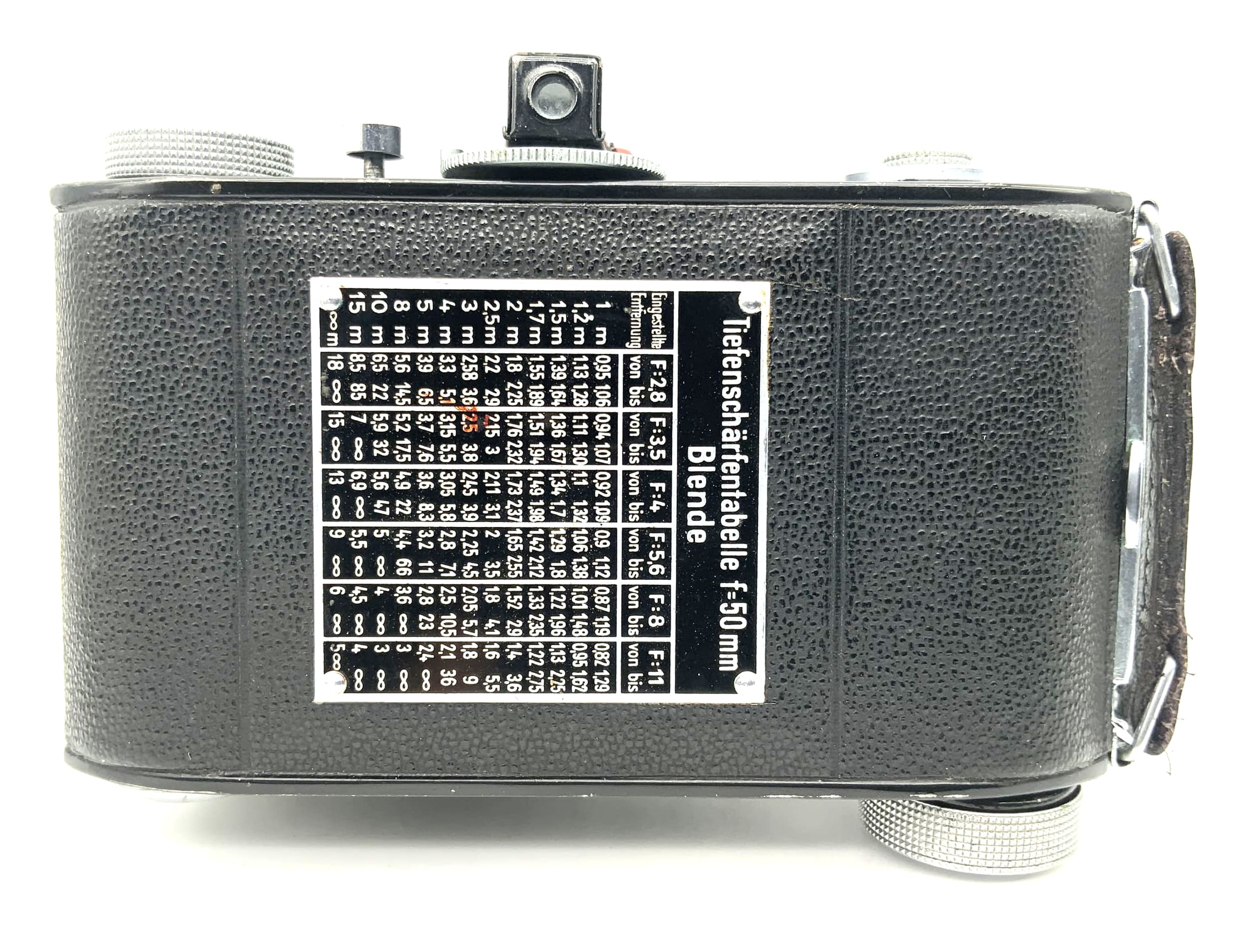 Balda Beltica Klappkamera mit Meritar 1:2.9 50mm red V Ovus E.Ludwig