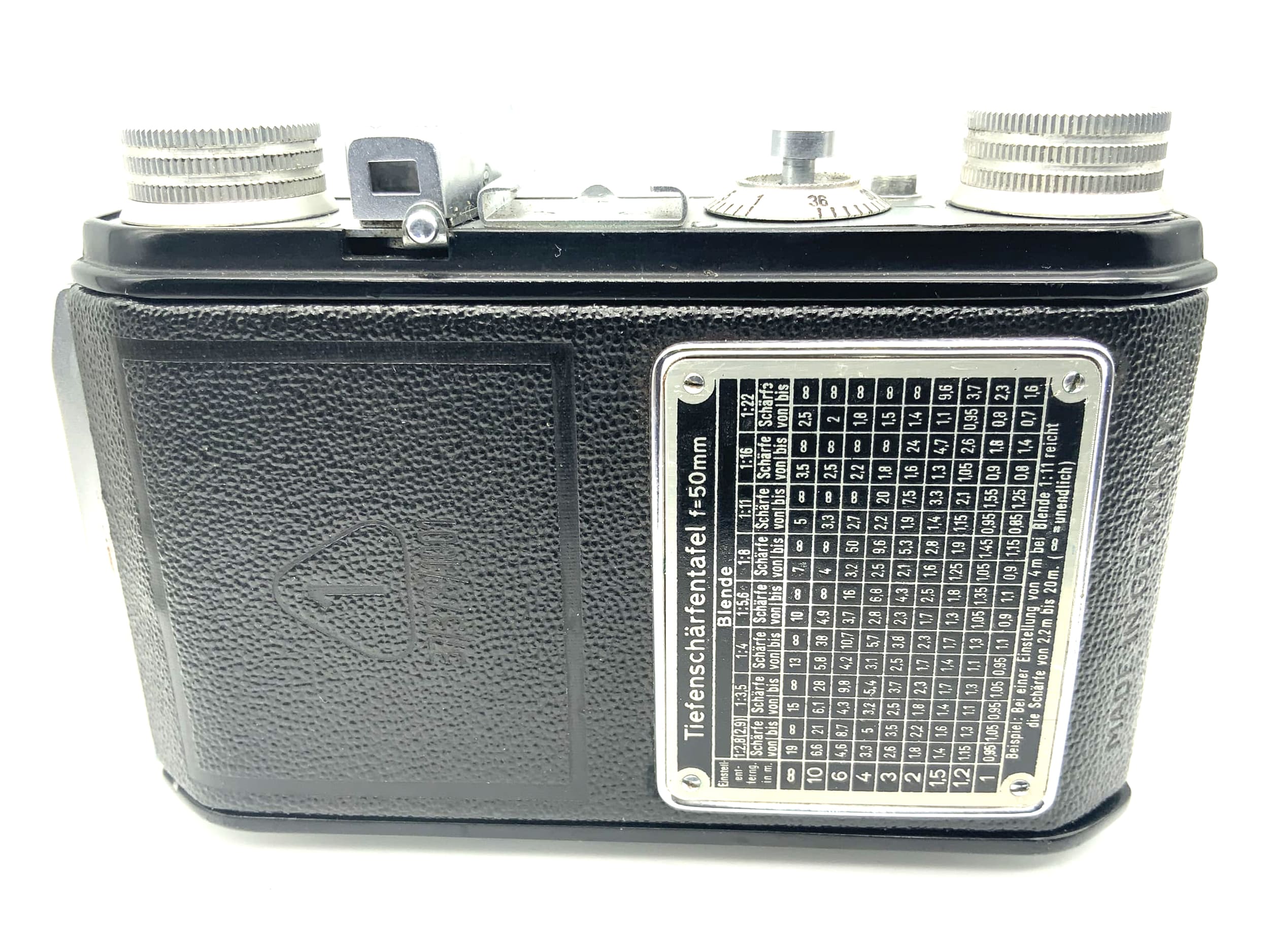 Welta Welti I Klappkamera mit Meyer Optik Trioplan 1:2.9 50mm red V Cludor