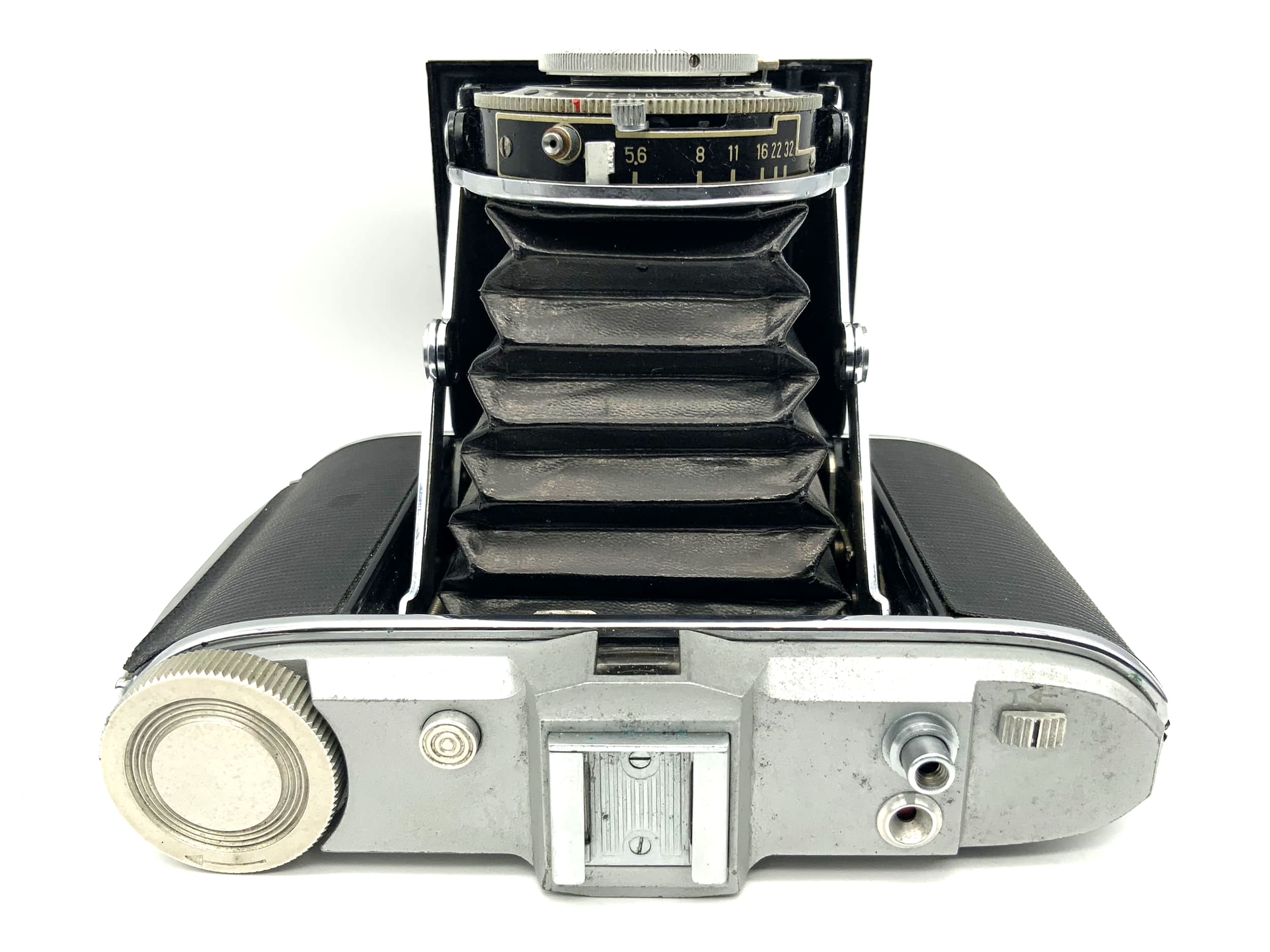 Agfa Isolette Klappkamera mit Apotar 1:4.5 8,5cm 85mm
