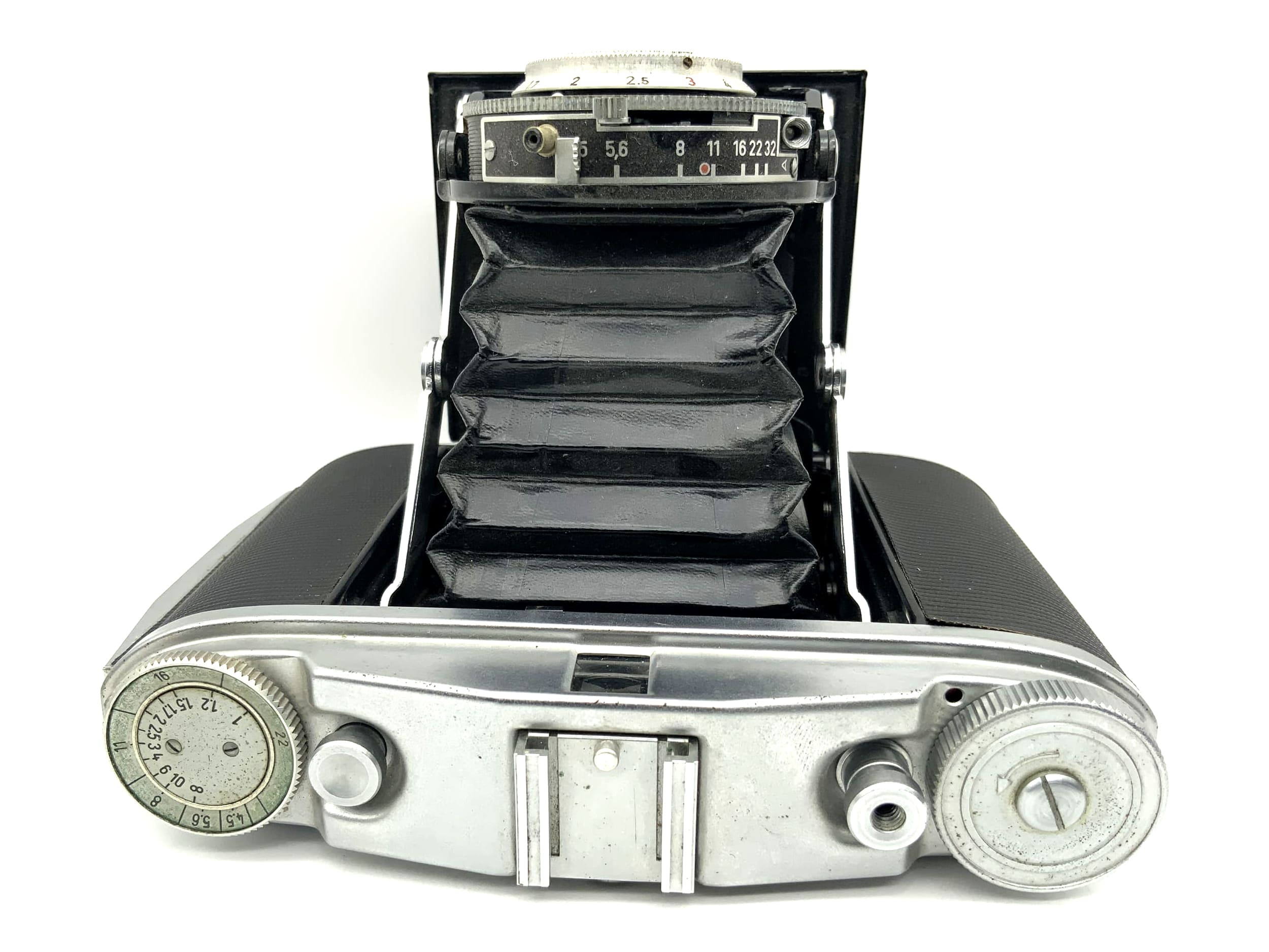 Agfa Isolette II Klappkamera mit Apotar 1:4.5 85mm 2 Prontor-S