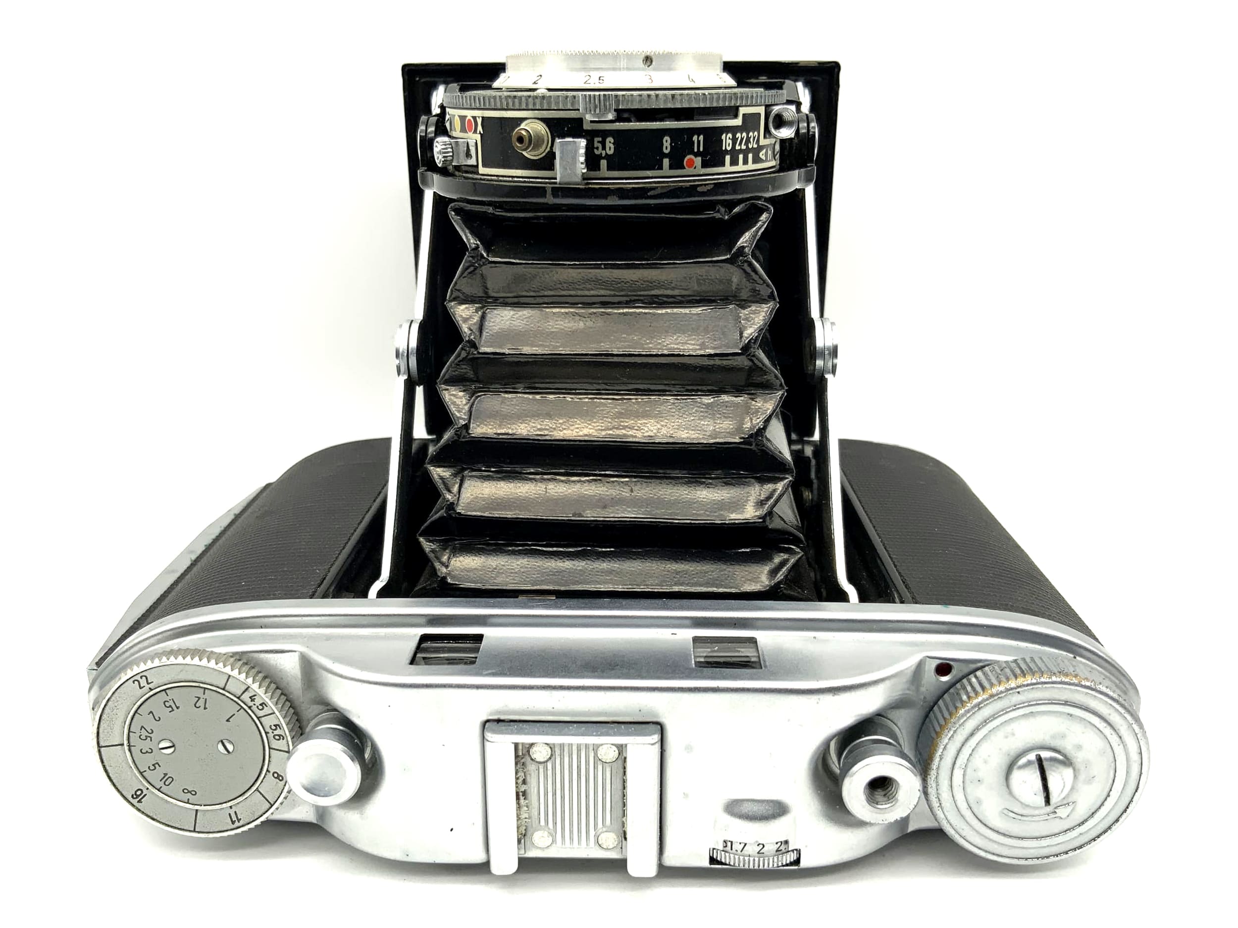 Agfa Isolette III Klappkamera mit Apotar 1:4.5 85mm 3 Prontor-S