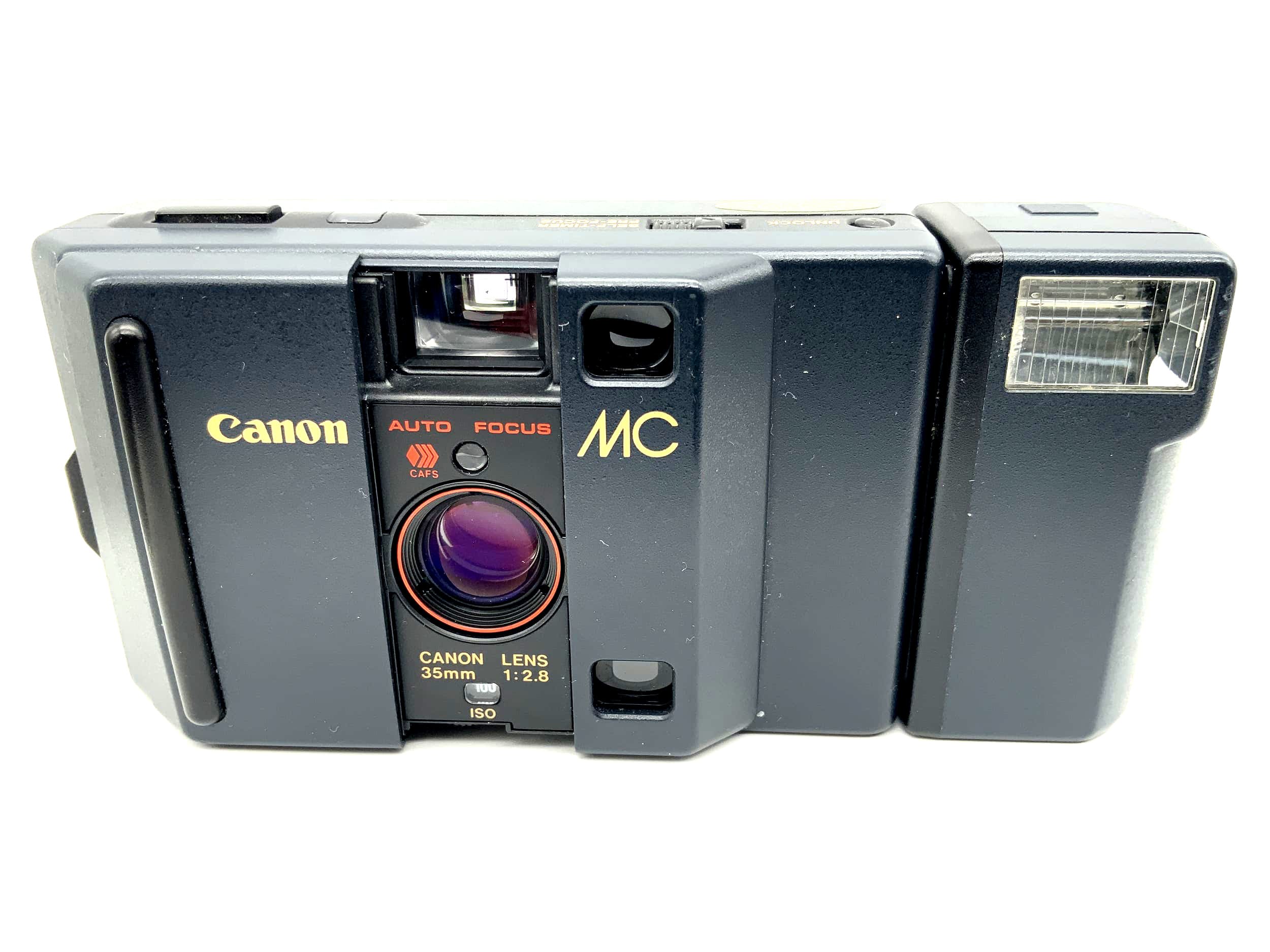 Canon MC Point&amp;Shoot with 2.8/35mm compact camera, analog camera 35mm