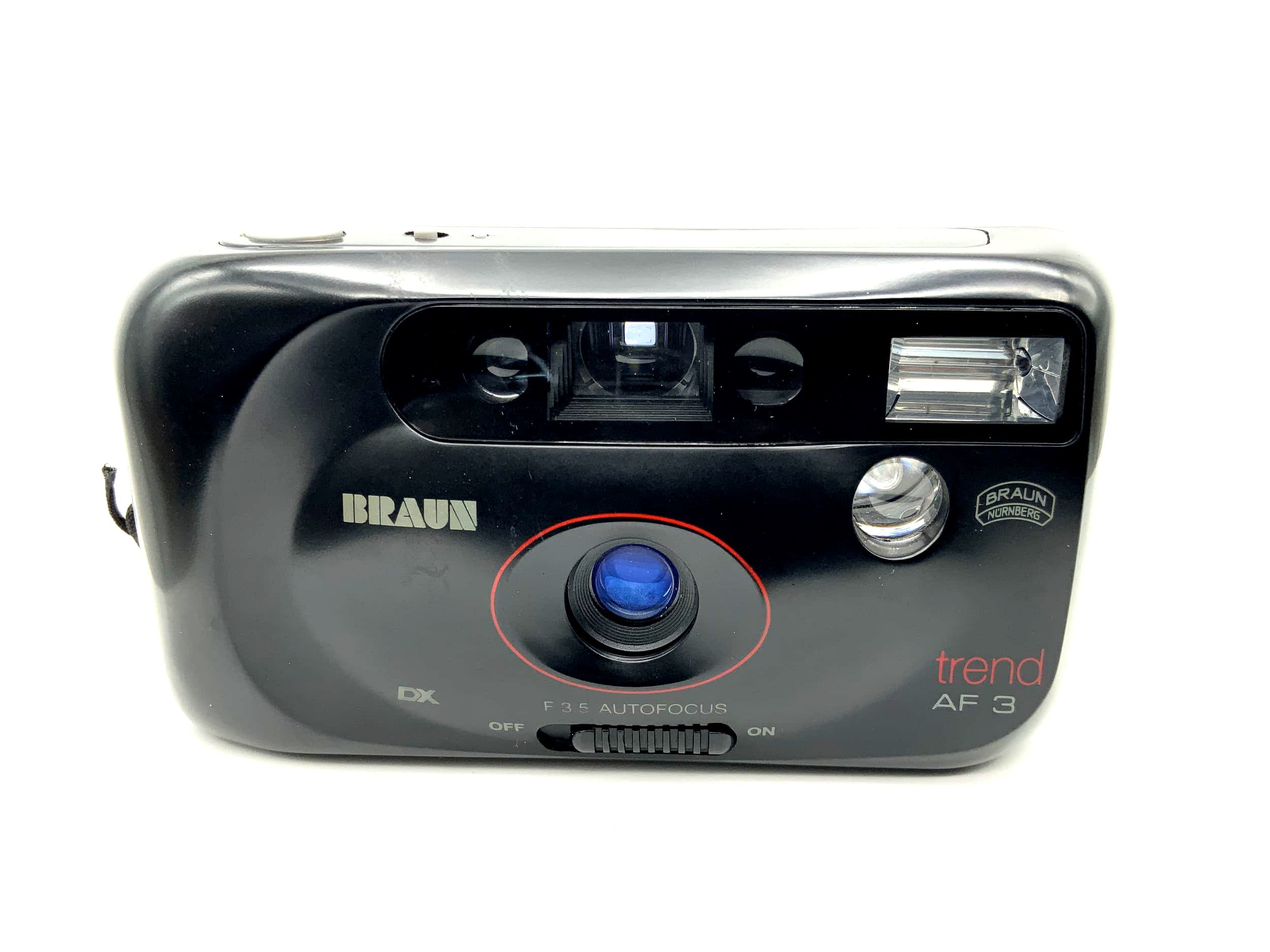 Braun trend AF 3 Point&Shoot mit F3.5 Kompaktkamera Analogkamera 35mm