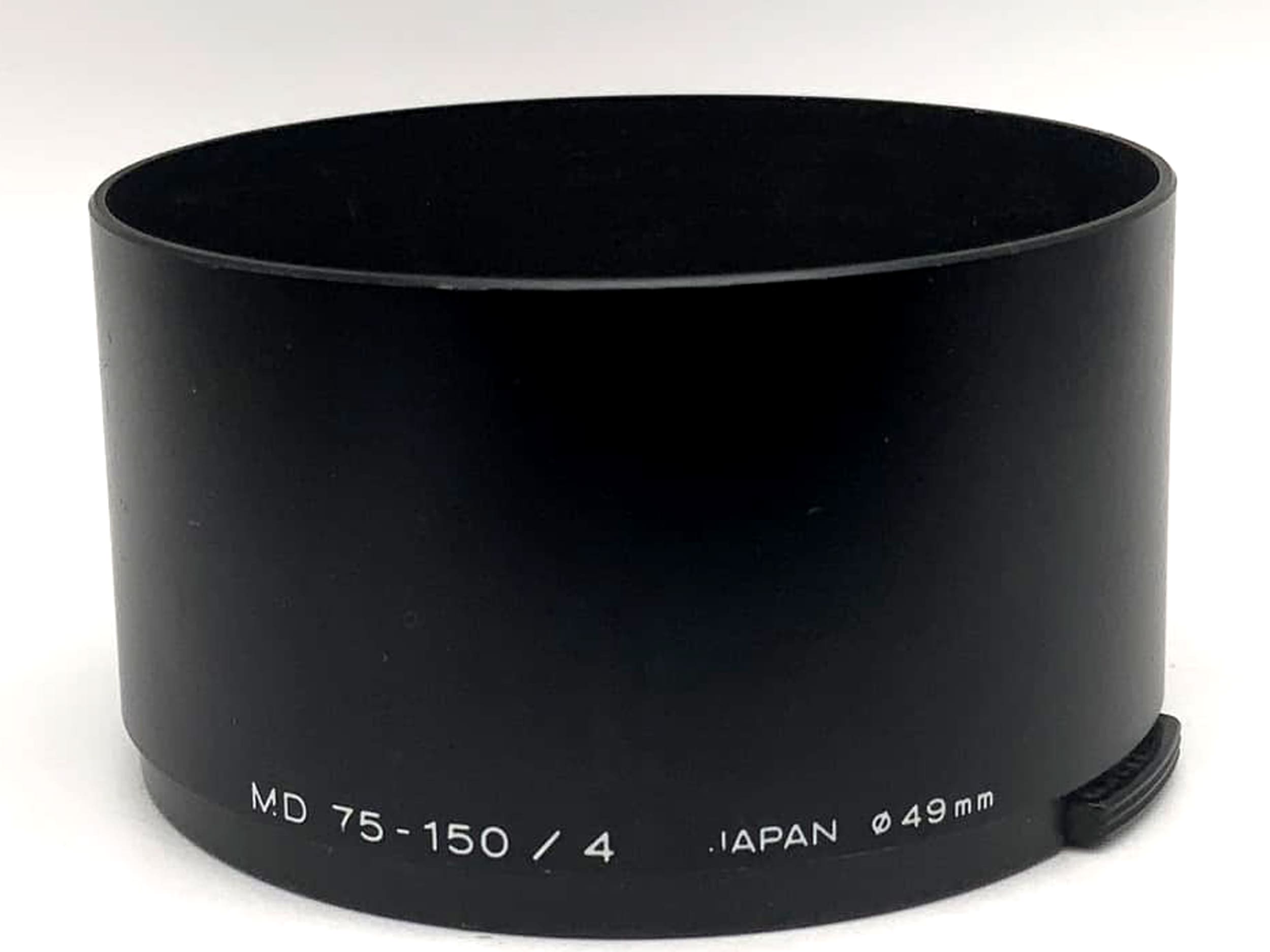 Gegenlichtblende Minolta MD 75-150 / 4 M49 49mm Metall metal Sonnenblende