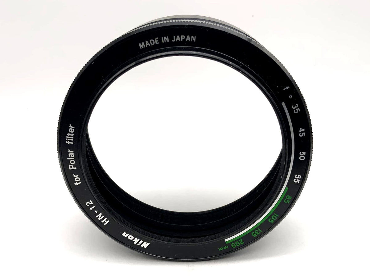 Pare-soleil Nikon HN-12 pour filtres polarisants, pare-soleil en métal