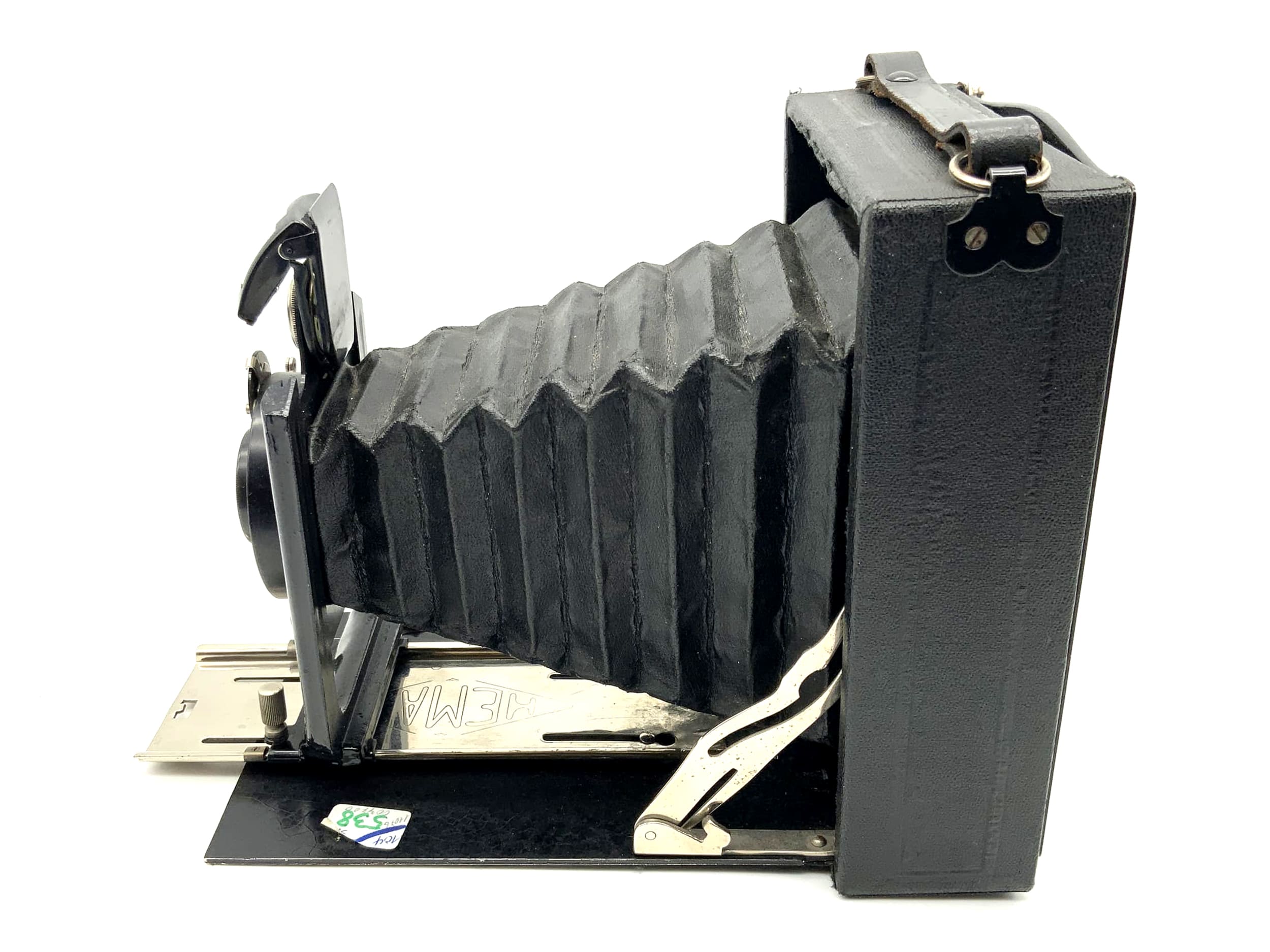 Hemax Plattenkamera mit Paris Anastigmat 1:6.8 / F=13,5cm 9x12 H. Roussel Paris