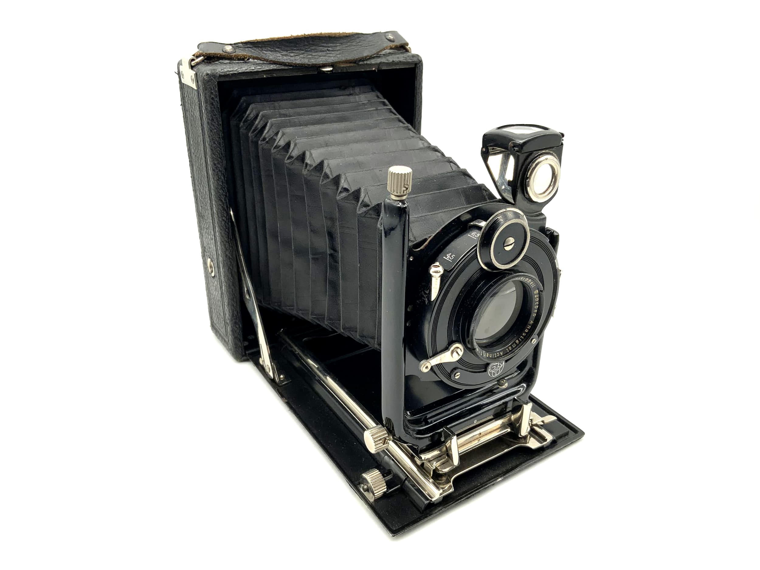 Steinheil München Plattenkamera mit Anastigmat Actinar 1:4.5 / 13,5cm 9x12