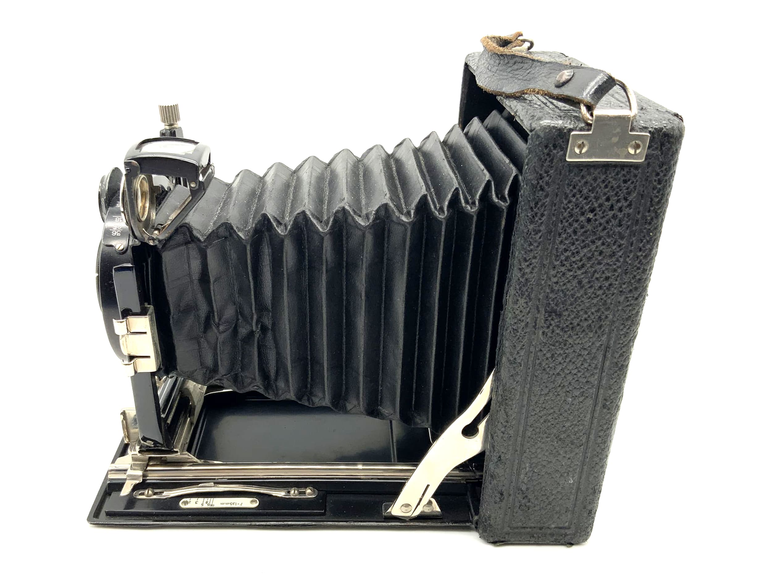 Steinheil München Plattenkamera mit Anastigmat Actinar 1:4.5 / 13,5cm 9x12