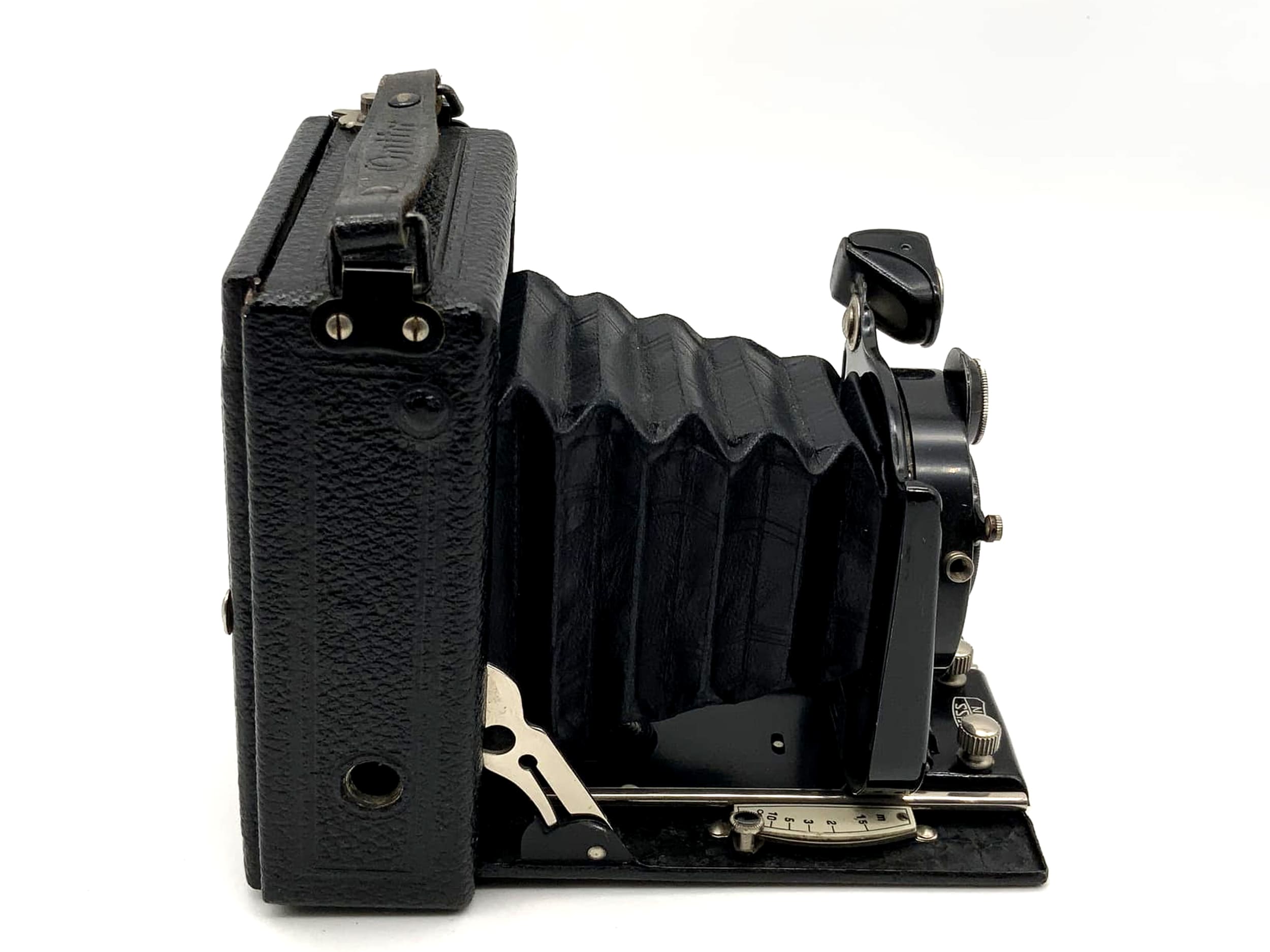 Zeiss Ikon Plattenkamera mit Nostar 1:6.8 F=10,5cm Objektiv 6x9 Onito