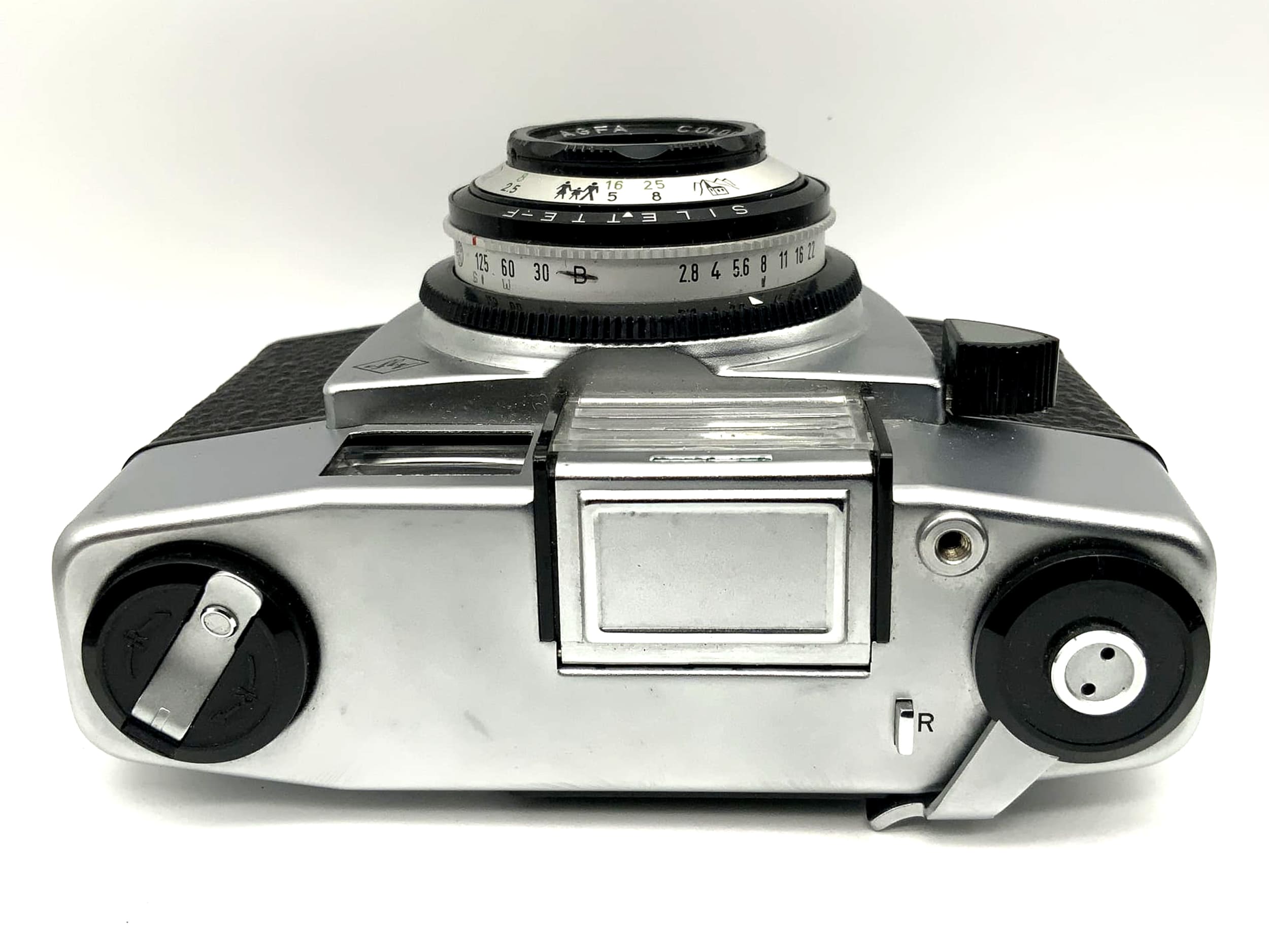 Agfa Silette-F Sucherkamera mit Color-Agnar 1:2.8/45 Analogkamera Prontor 125