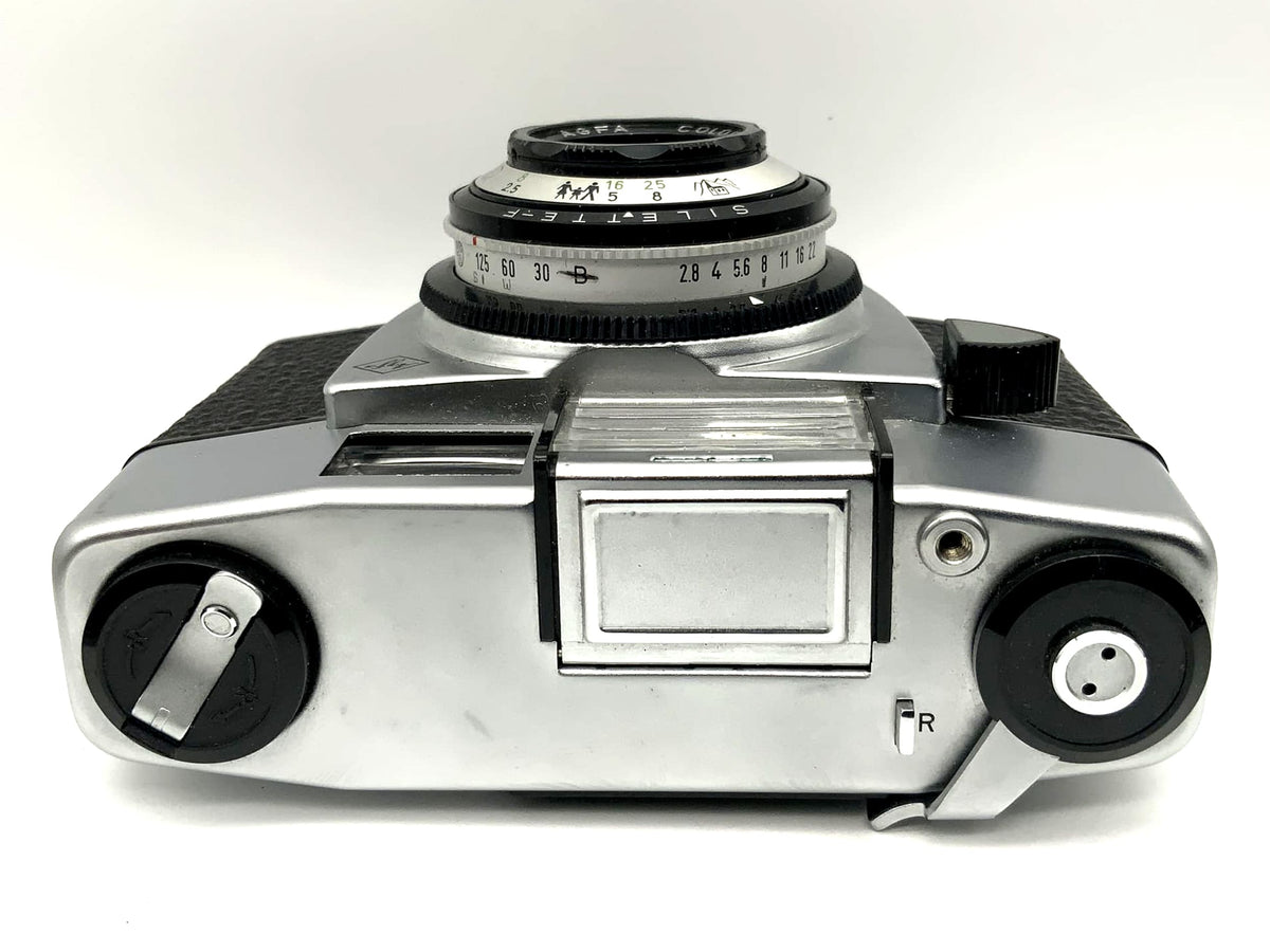 Appareil photo à visée Agfa Silette-F avec objectif Color-Agnar 1:2.8/45, appareil photo analogique Prontor 125