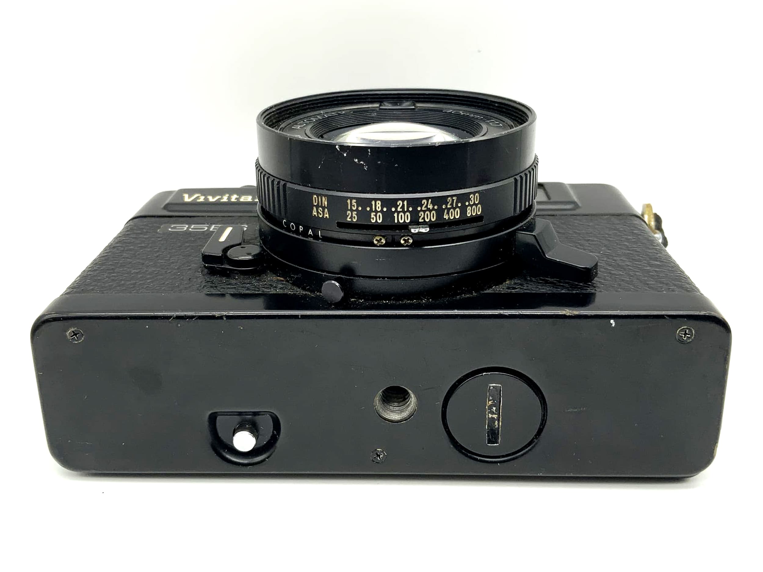 Vivitar 35ES Sucherkamera mit Automatic 40mm 1:1.7 Analogkamera schwarz