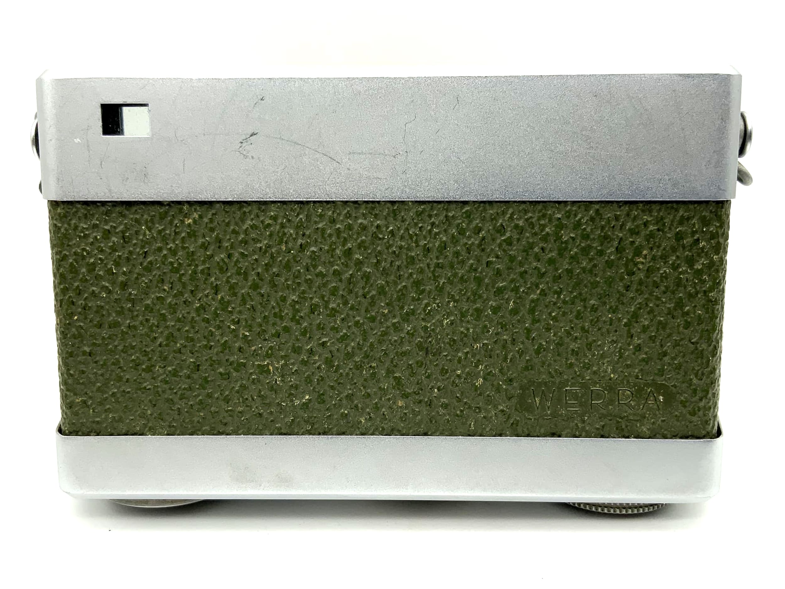 Carl Zeiss Jena Werra 1 Sucherkamera mit Novonar 3.5/50 red T Analogkamera grün