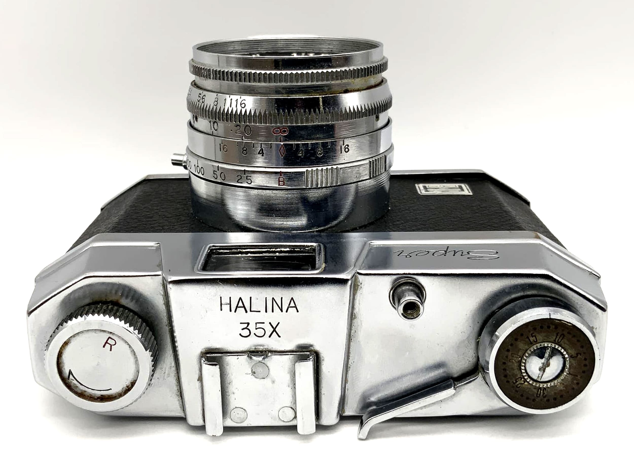 Halina 35x super Sucherkamera mit Anastigmat f.c. 1:3.5 45mm Analogkamera