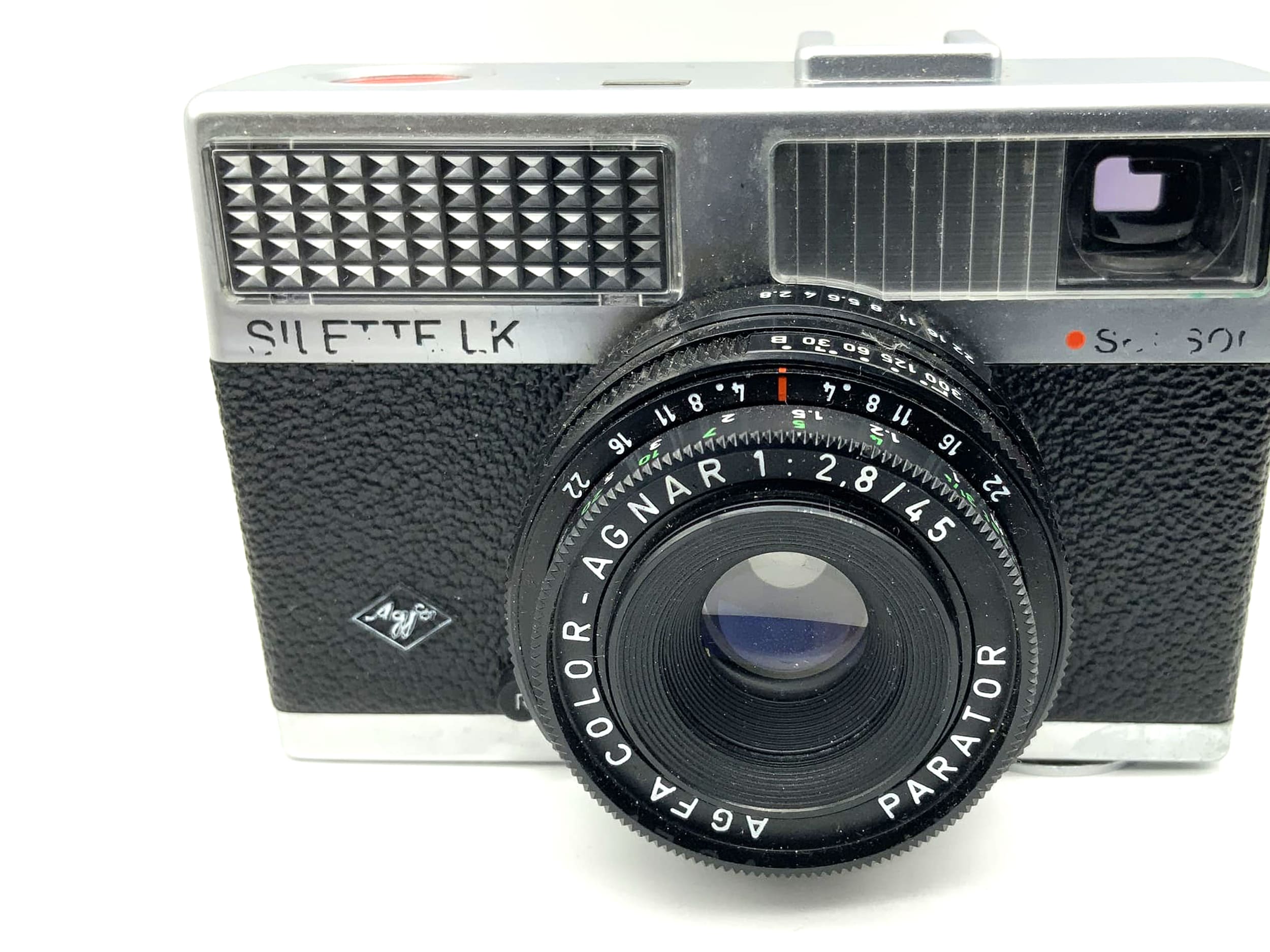 Agfa Silette LK sensor Sucherkamera mit Color-Agnar 1:2.8/45 Parator