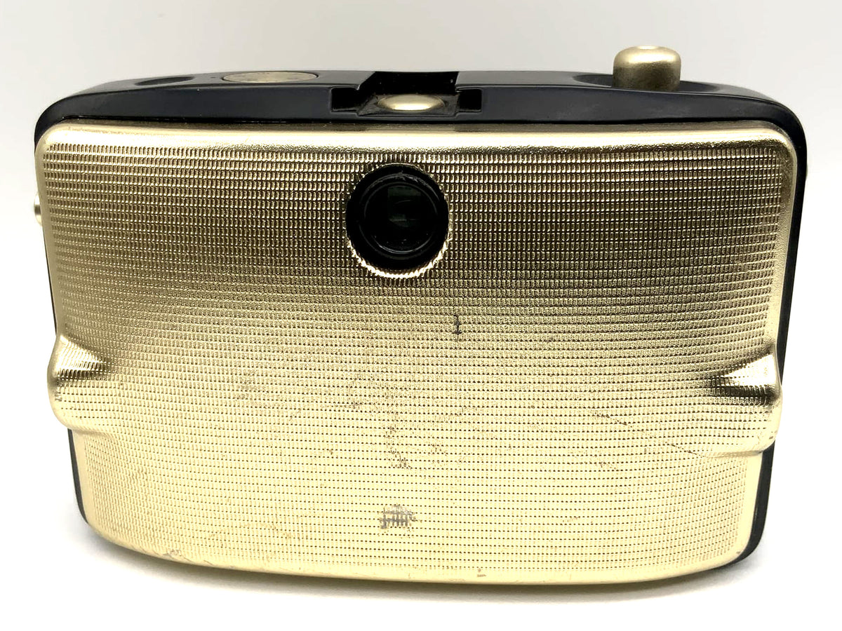 Pentacon Penti II Sucherkamera mit Domiplan V 3.5/30 gold/schwarz !Beli defekt!
