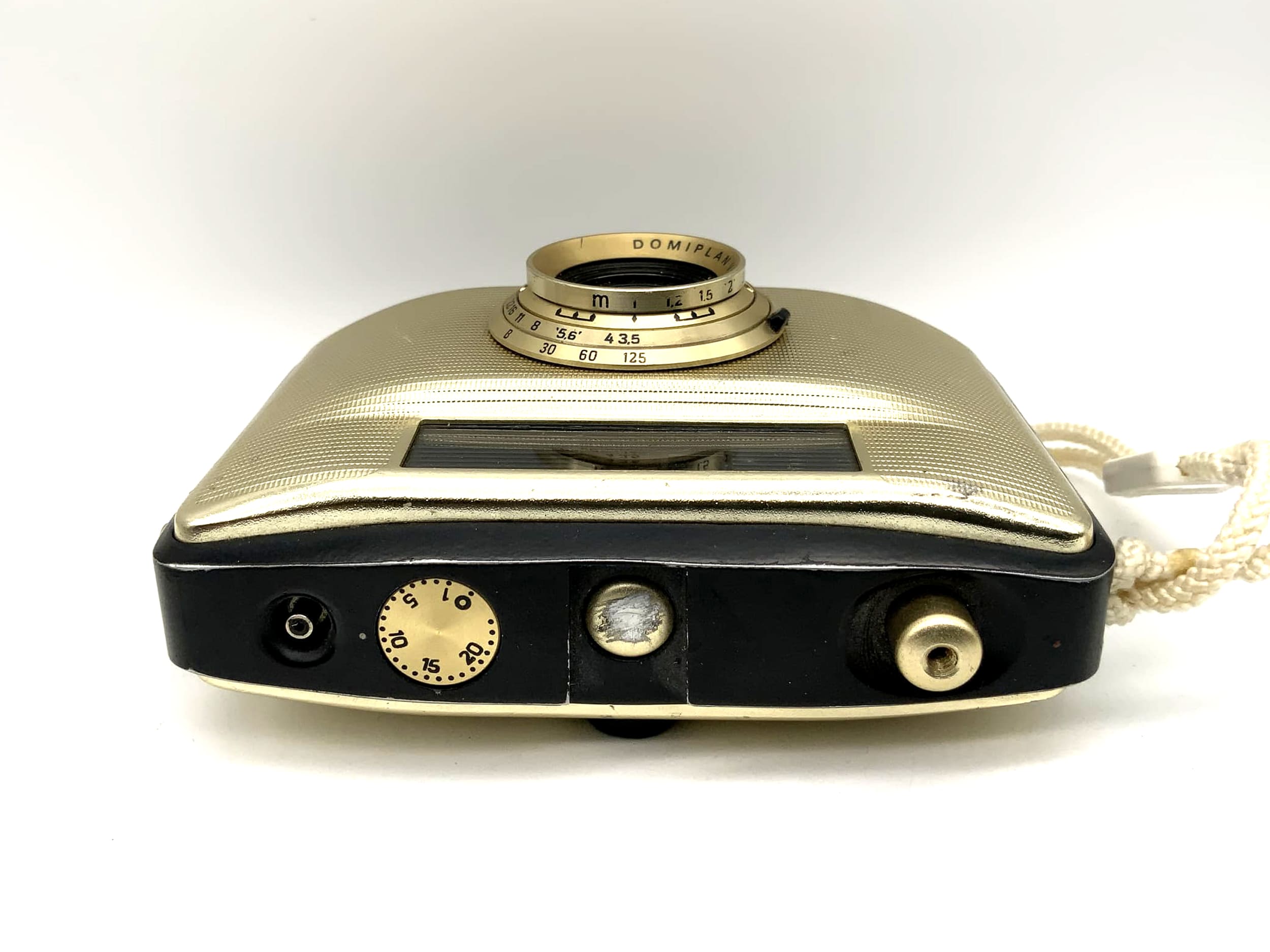 Pentacon Penti I Sucherkamera mit Domiplan V 3.5/30 gold/schwarz !Beli defekt!