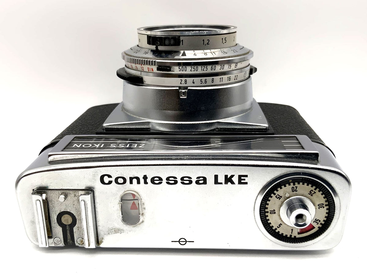 Zeiss Ikon Contessa LKE mit Tessar 1:2.8/50mm Prontor 500 LK !Beli defekt!